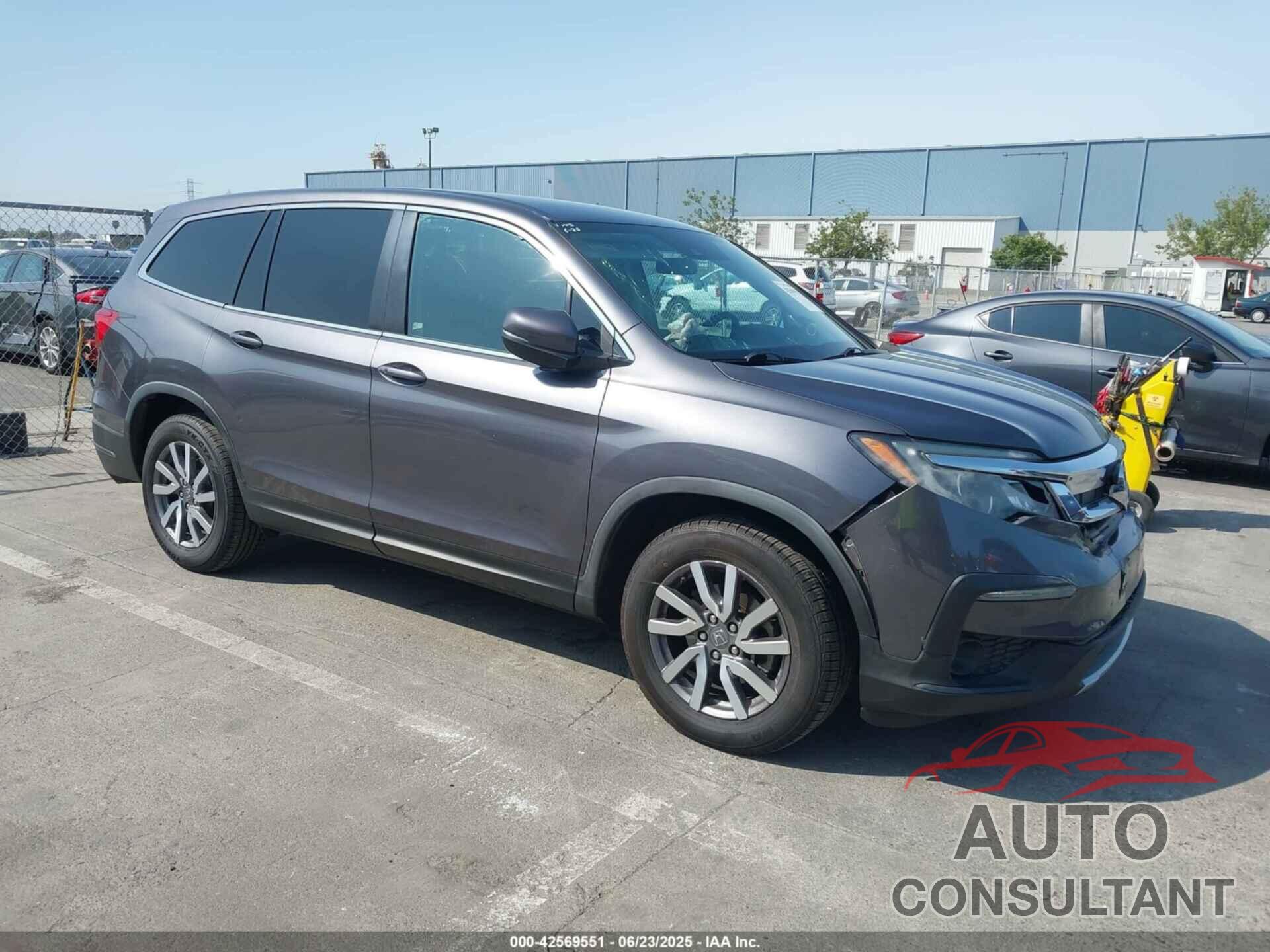 HONDA PILOT 2019 - 5FNYF5H37KB014978