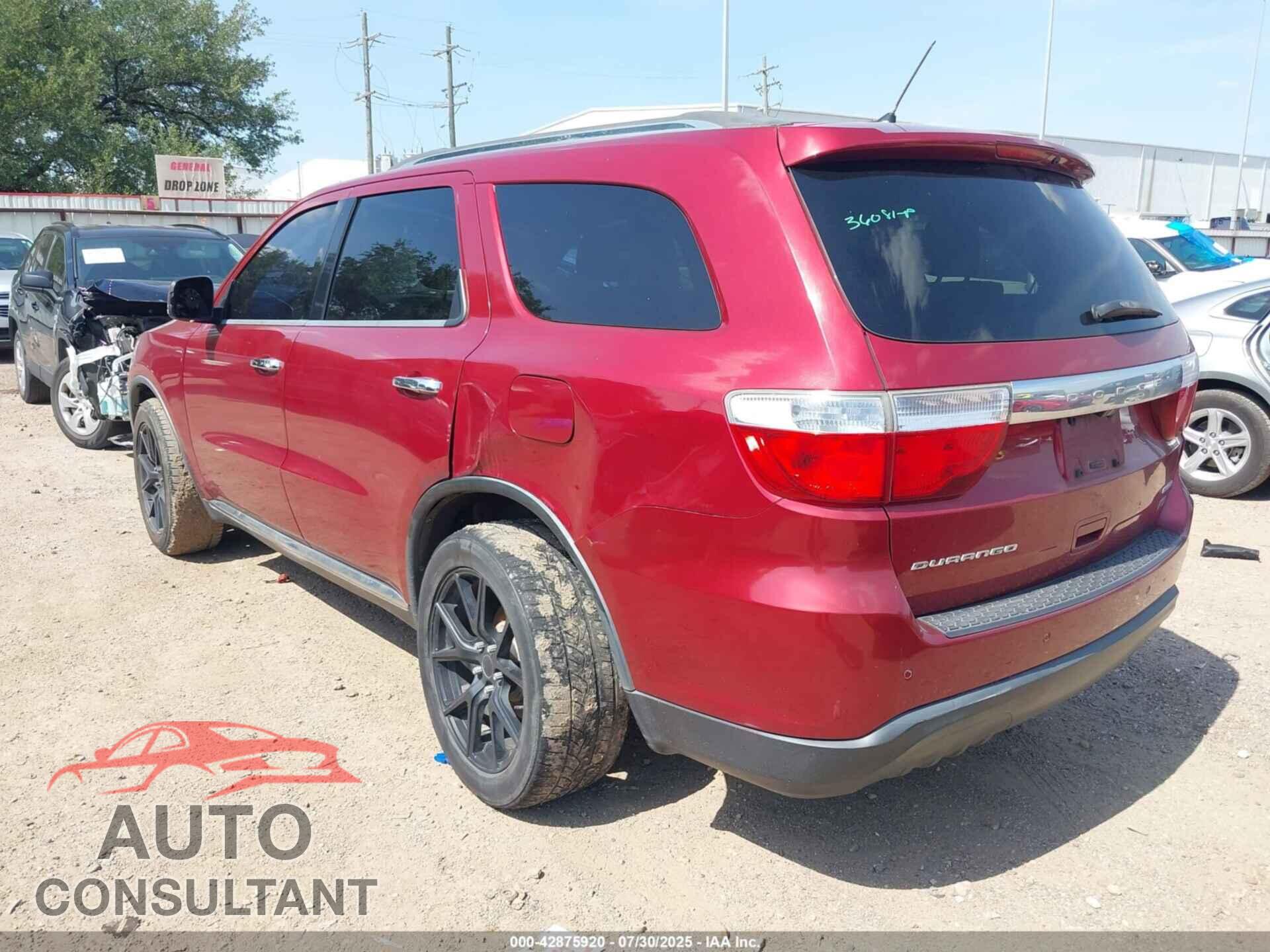 DODGE DURANGO 2013 - 1C4RDHDG8DC665153