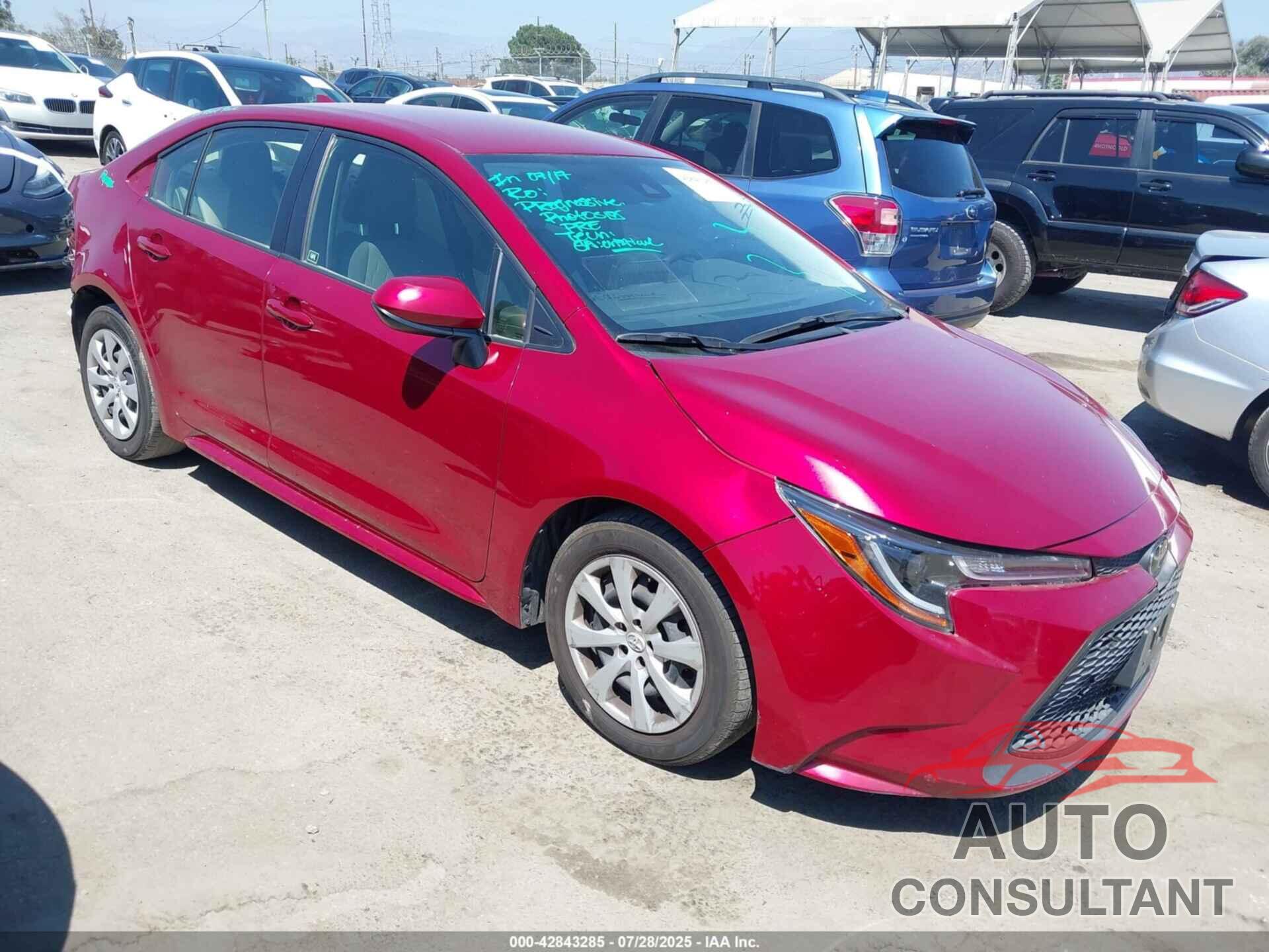TOYOTA COROLLA 2022 - JTDEPMAE7NJ216576