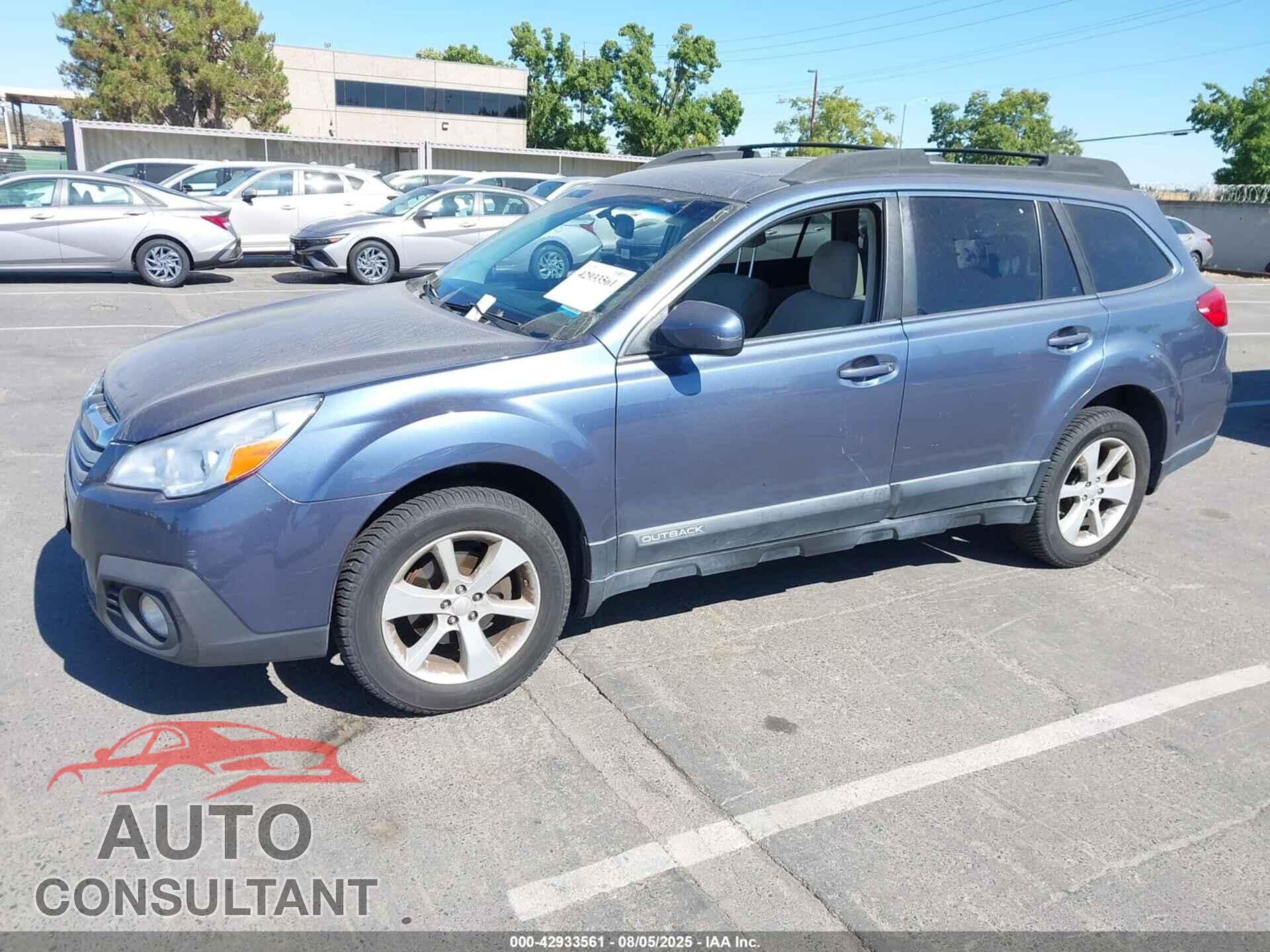 SUBARU OUTBACK 2013 - 4S4BRBGC3D3241996