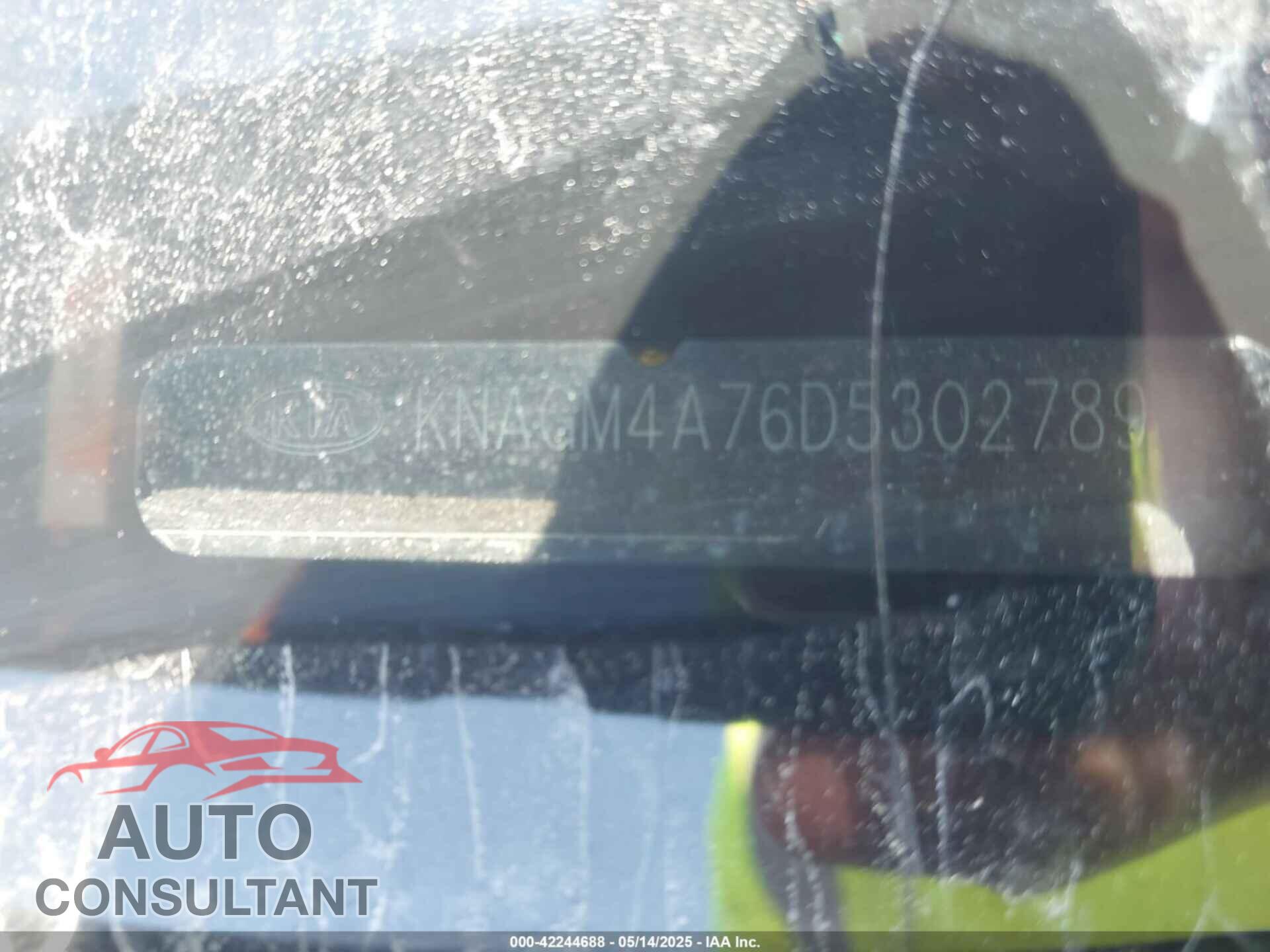 KIA OPTIMA 2013 - KNAGM4A76D5302789