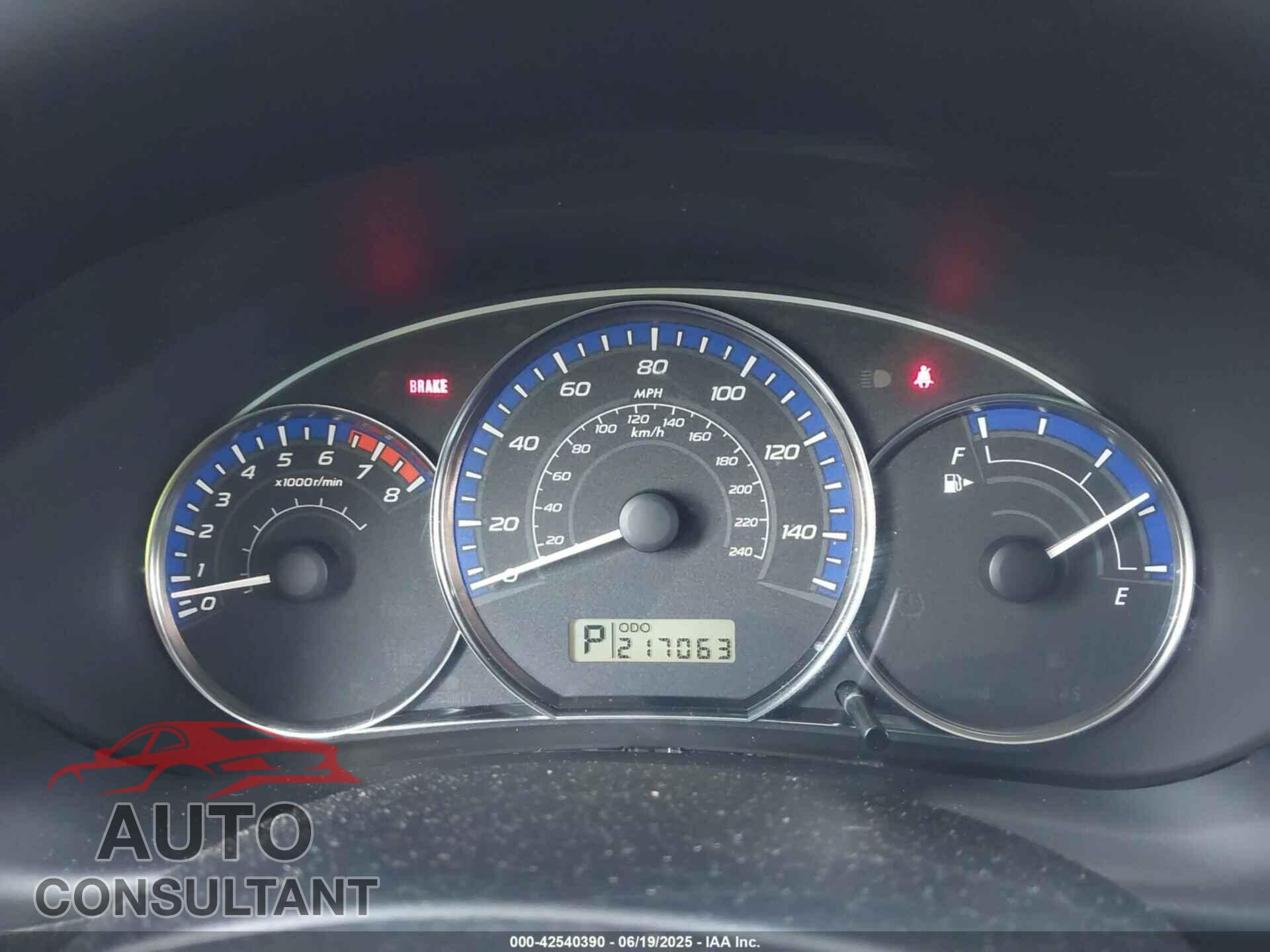 SUBARU FORESTER 2012 - JF2SHADC8CH424853