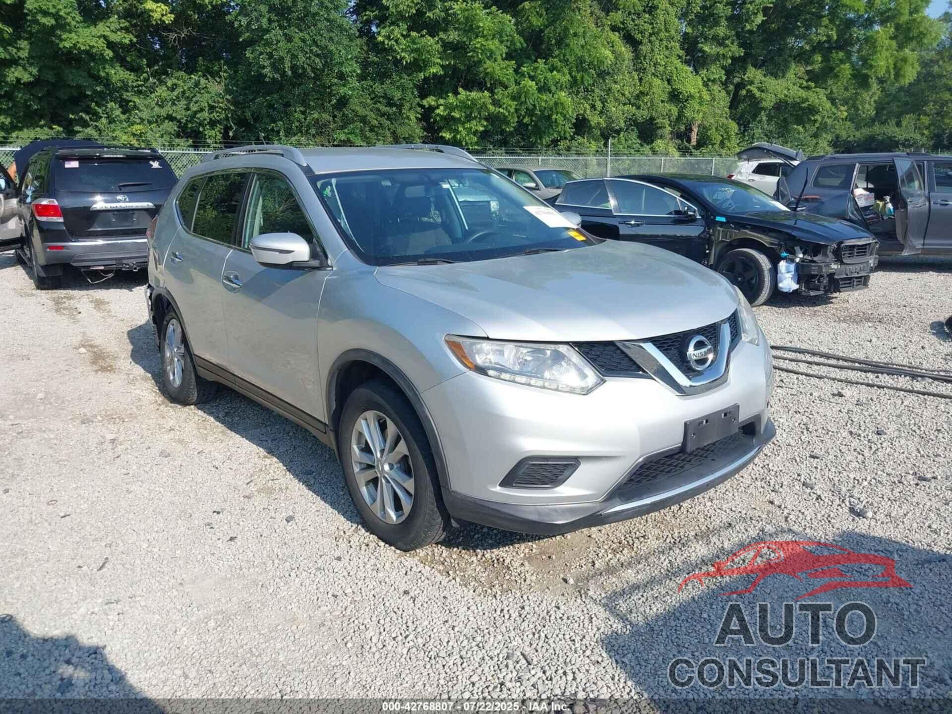 NISSAN ROGUE 2016 - KNMAT2MV1GP645335