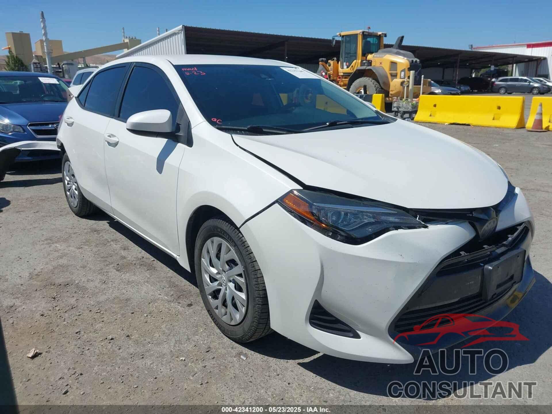 TOYOTA COROLLA 2019 - 5YFBURHE1KP918172
