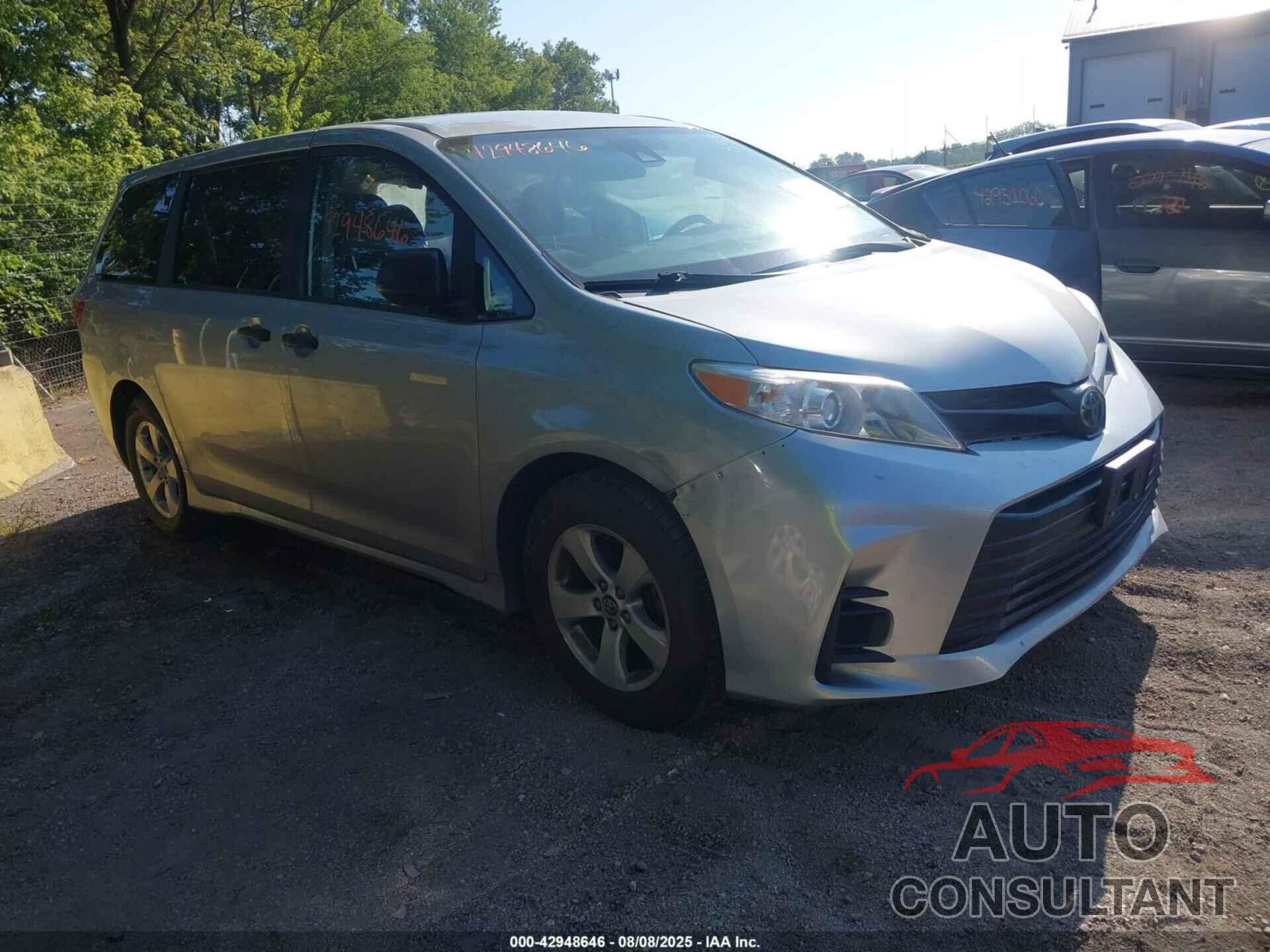 TOYOTA SIENNA 2020 - 5TDZZ3DC2LS030234