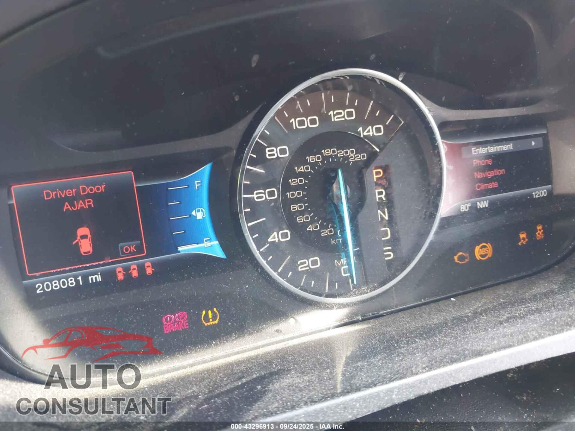 FORD EDGE 2013 - 2FMDK3KC8DBC76611