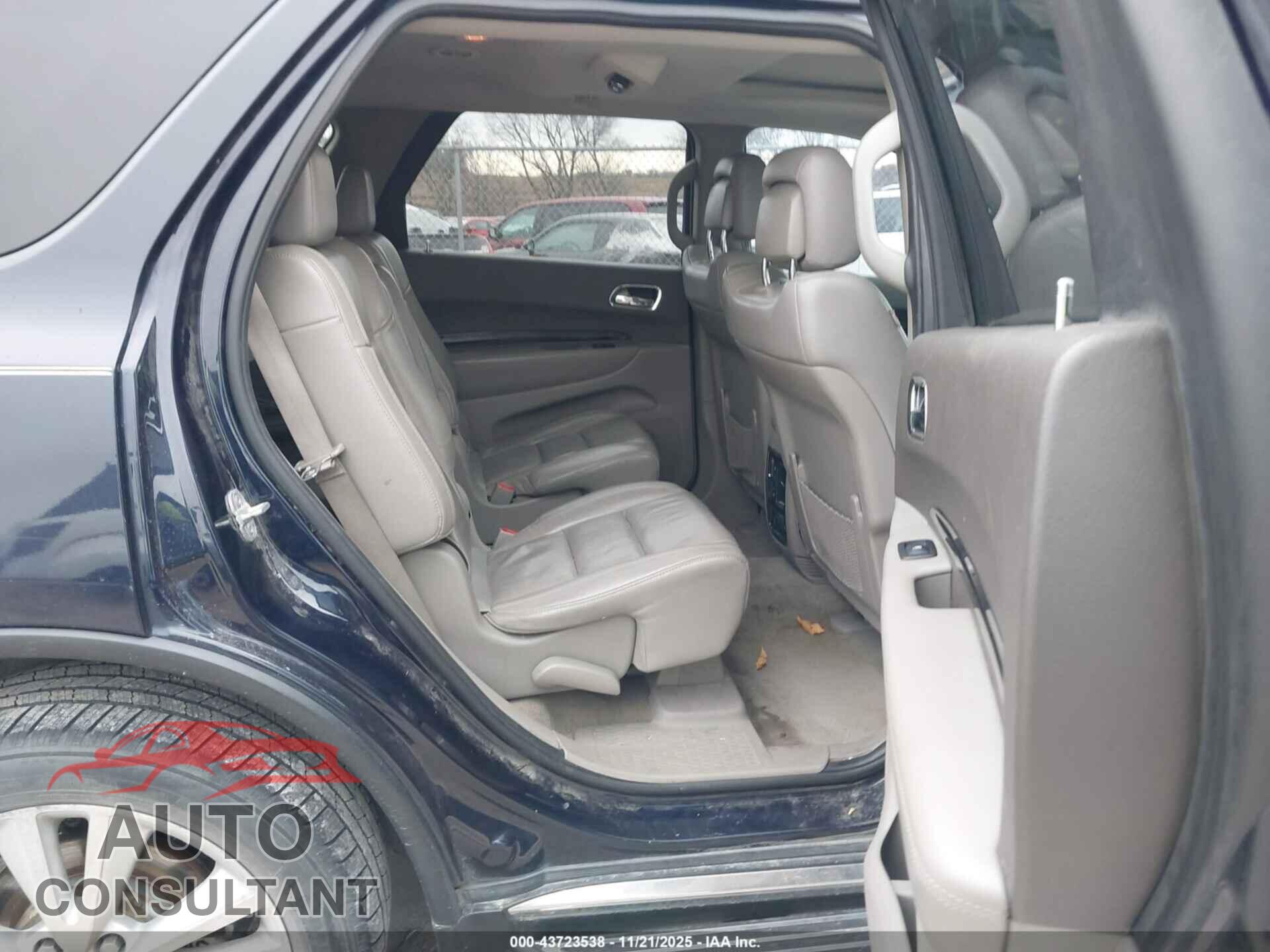 DODGE DURANGO 2011 - 1D4RE2GG2BC631120