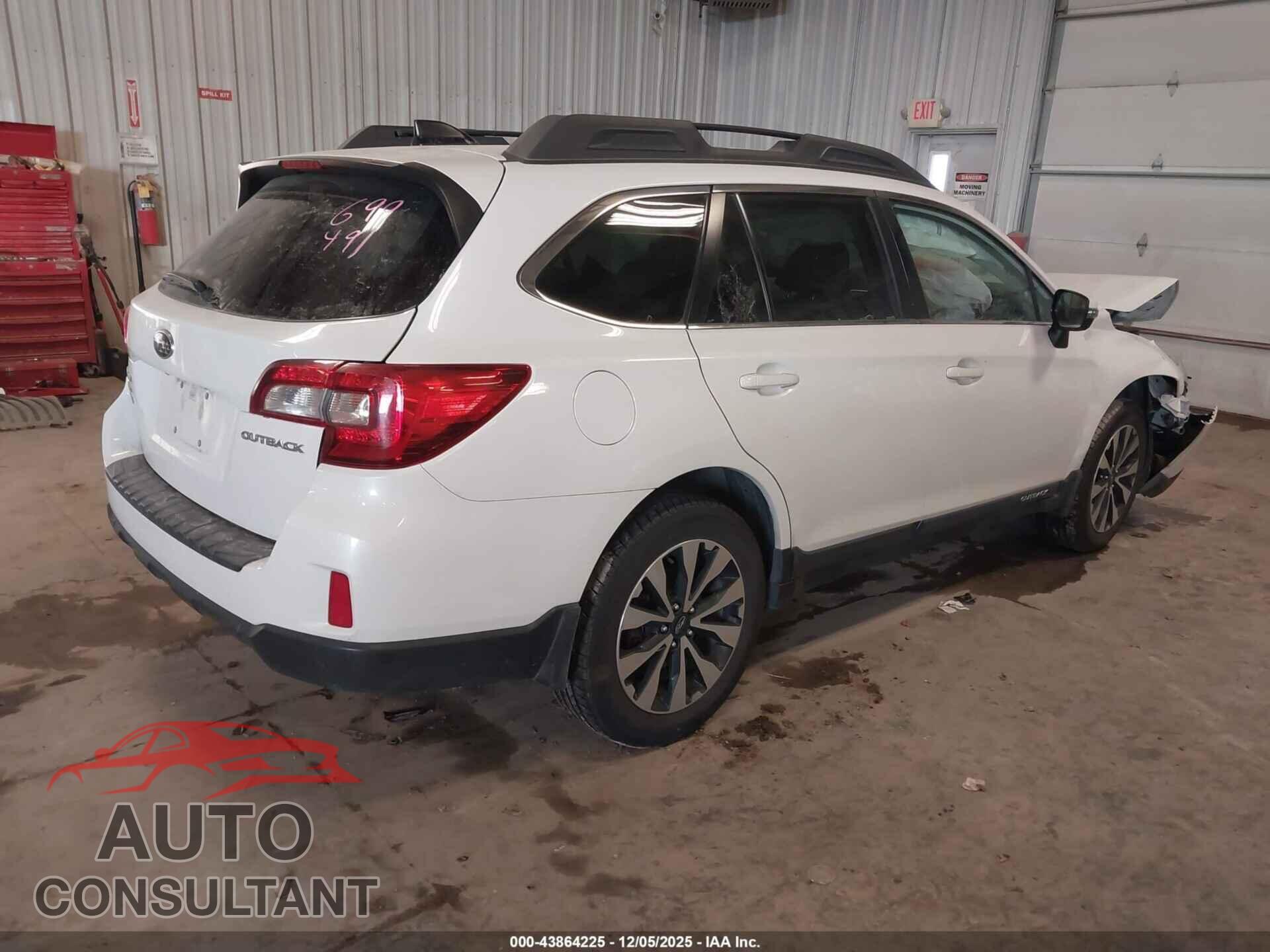SUBARU OUTBACK 2016 - 4S4BSBNC9G3273234