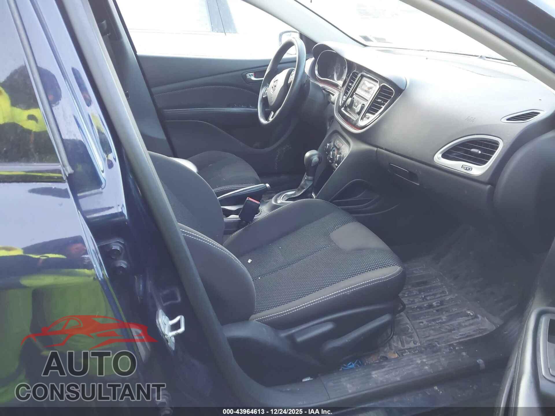 DODGE DART 2015 - 1C3CDFBBXFD320211