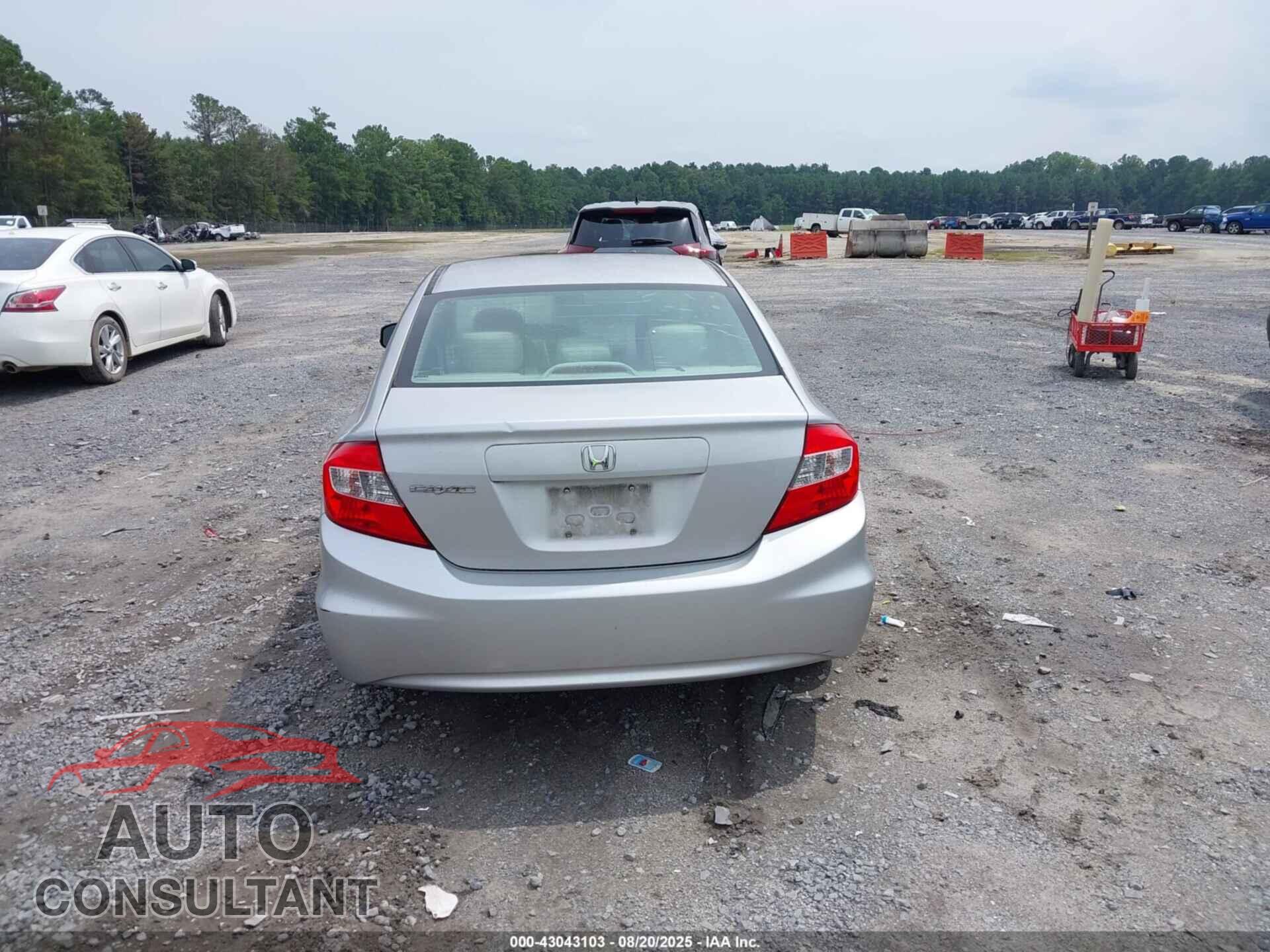 HONDA CIVIC 2012 - 19XFB2F81CE065514