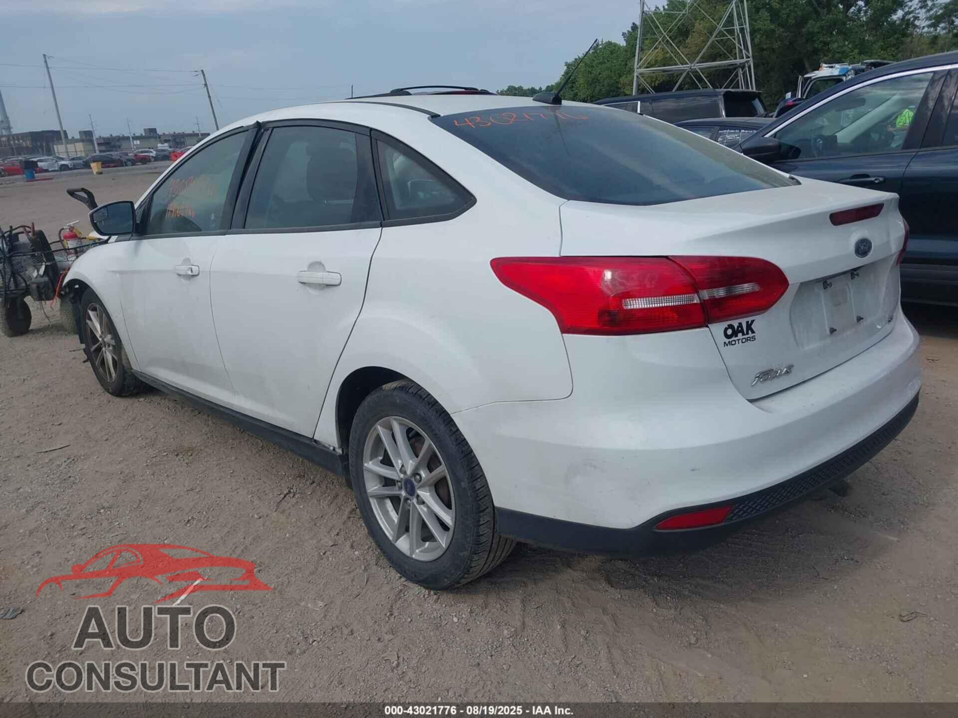 FORD FOCUS 2017 - 1FADP3F29HL259836