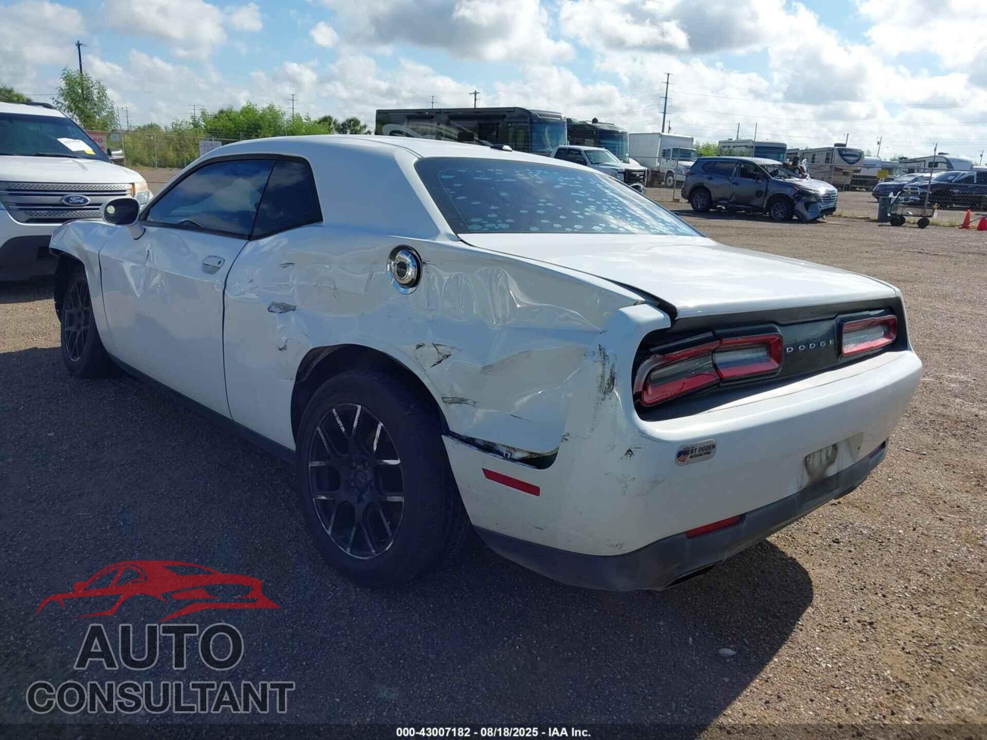 DODGE CHALLENGER 2016 - 2C3CDZAG6GH100809