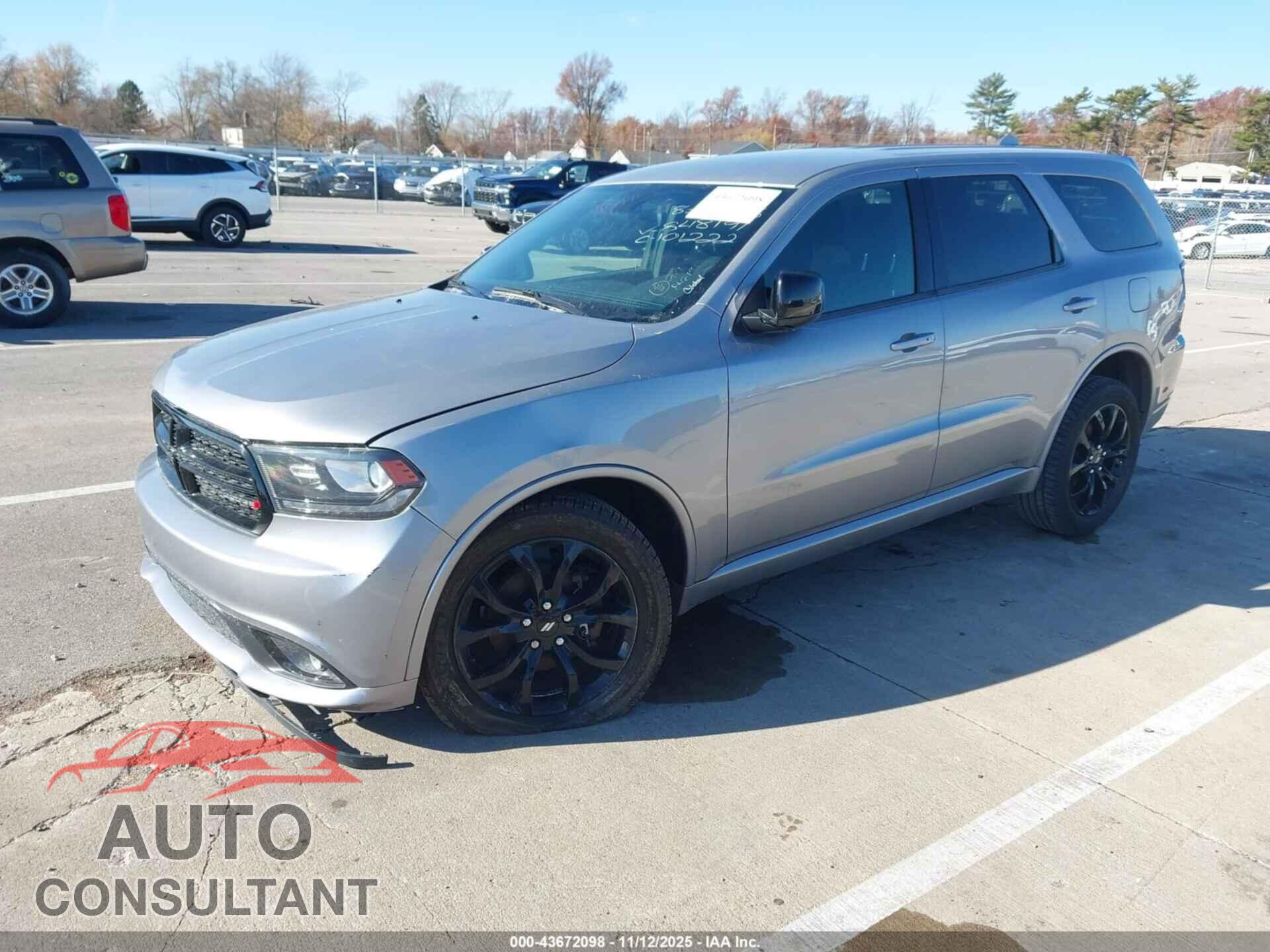 DODGE DURANGO 2019 - 1C4RDJAGXKC848191