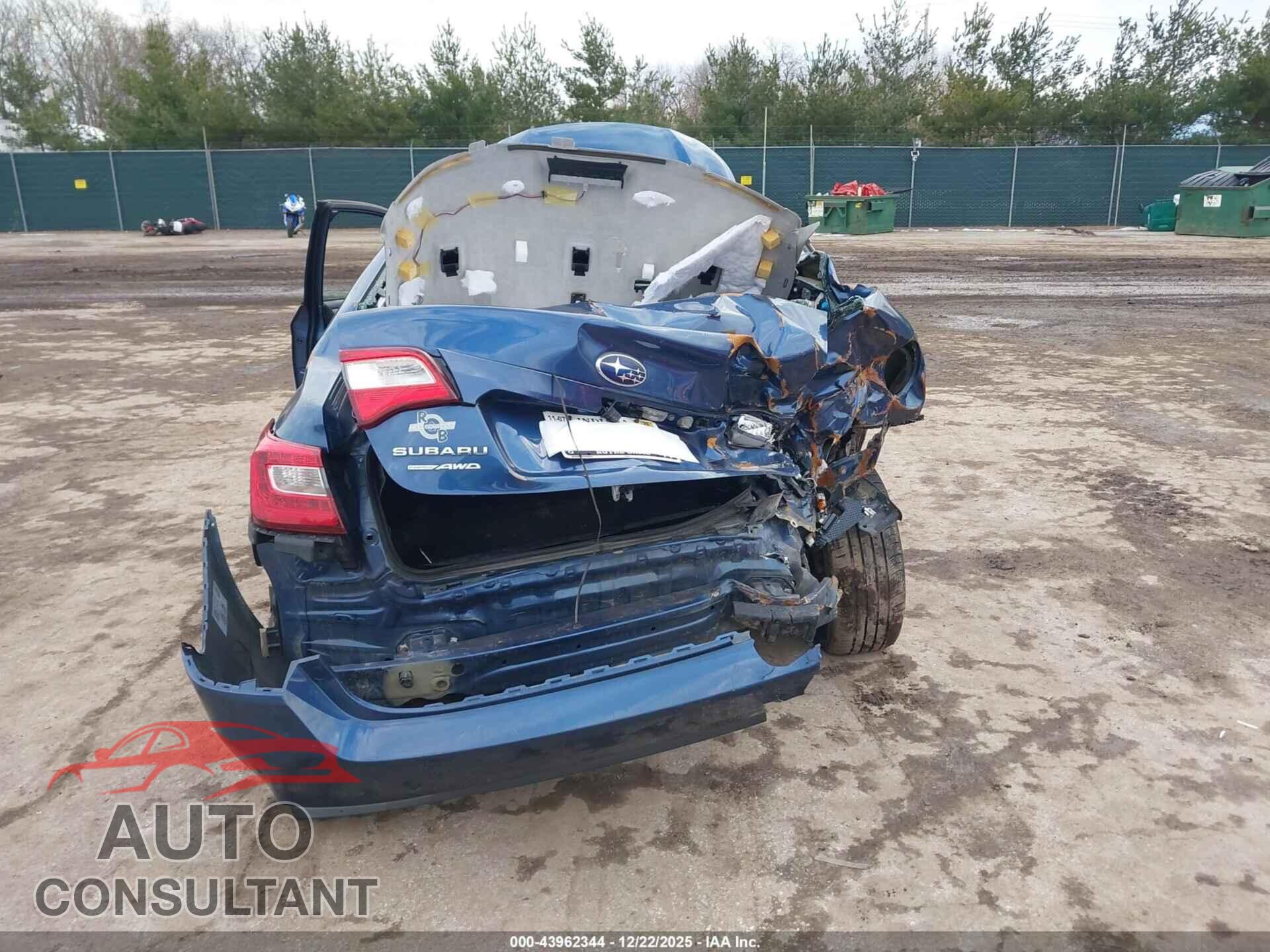 SUBARU LEGACY 2019 - 4S3BNAB65K3041663