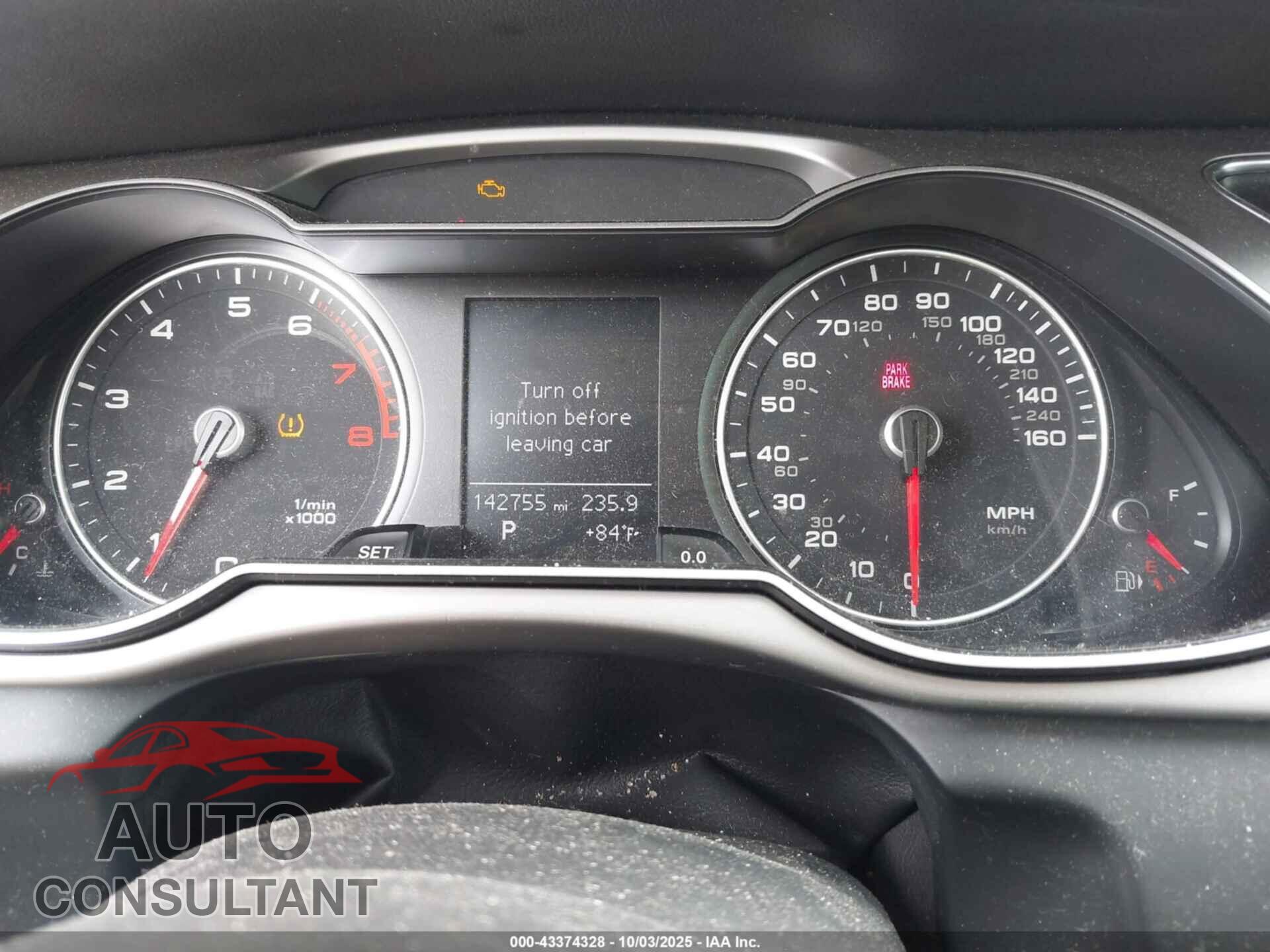 AUDI A4 2013 - WAUFFAFL6DN010490