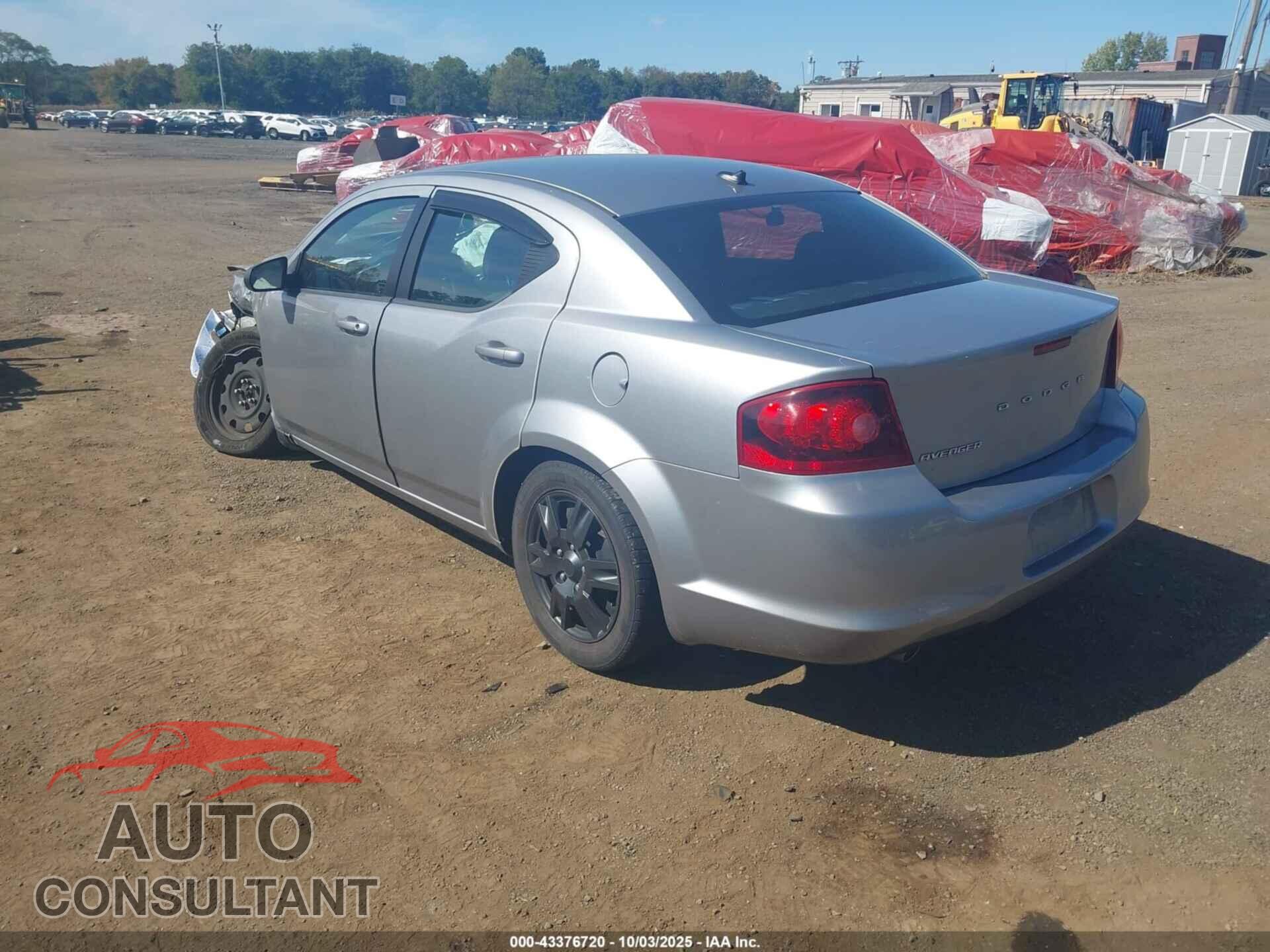 DODGE AVENGER 2013 - 1C3CDZAG4DN747938