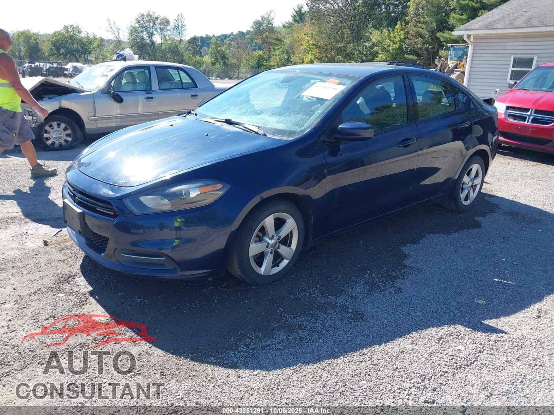 DODGE DART 2015 - 1C3CDFBB4FD369257