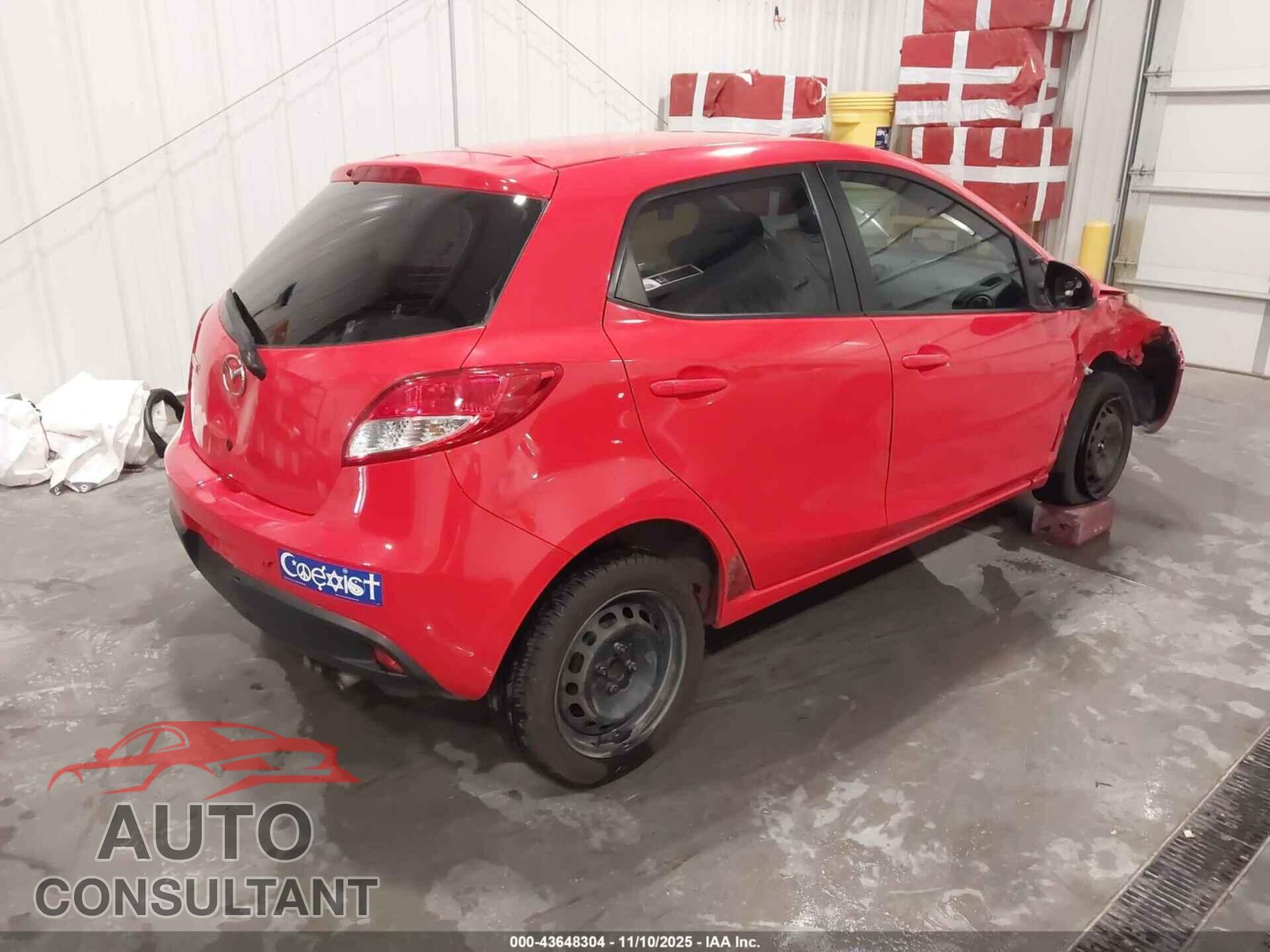 MAZDA MAZDA2 2013 - JM1DE1KY1D0168375