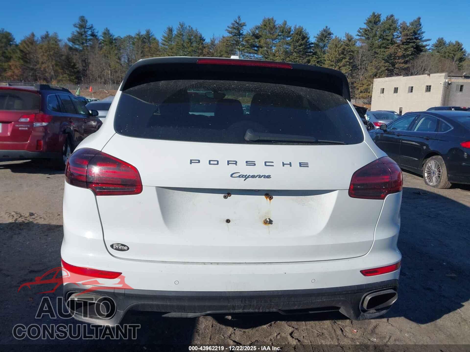 PORSCHE CAYENNE 2016 - WP1AA2A25GLA10608