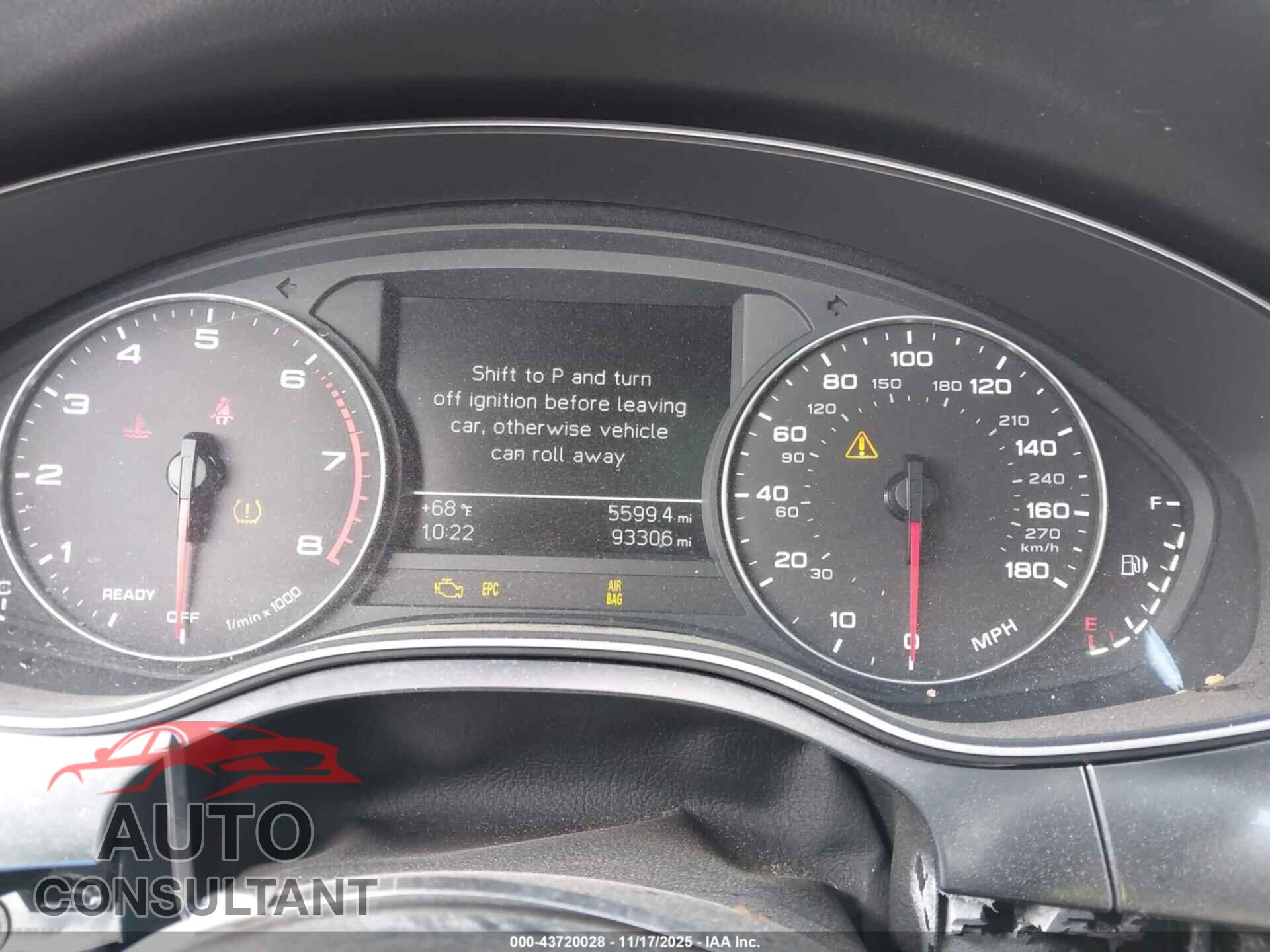AUDI A6 2016 - WAUCFAFC6GN014269