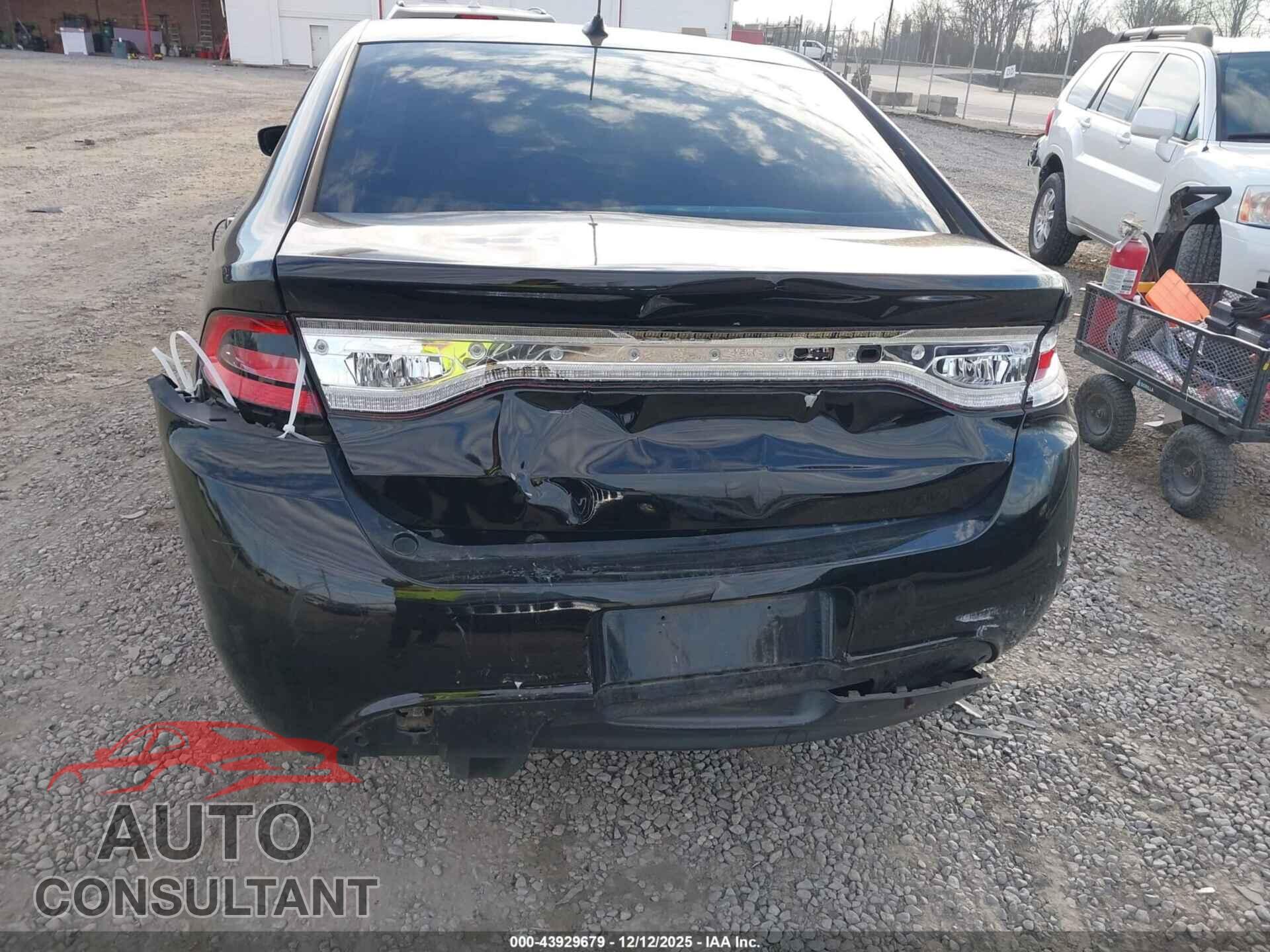 DODGE DART 2015 - 1C3CDFBB7FD265586