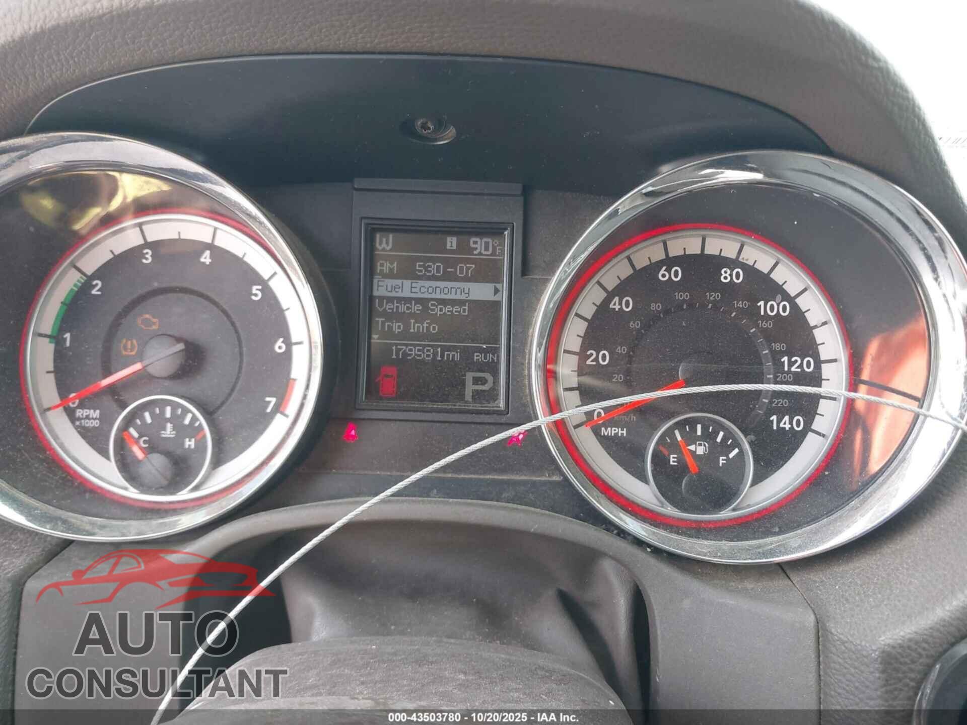 DODGE DURANGO 2013 - 1C4RDHAG1DC680386