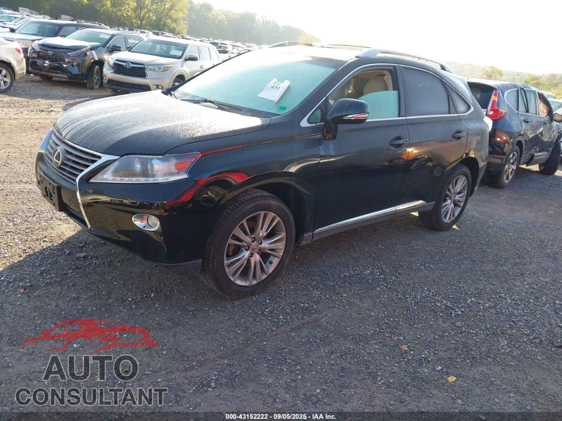 LEXUS RX 350 2013 - 2T2BK1BA3DC176238