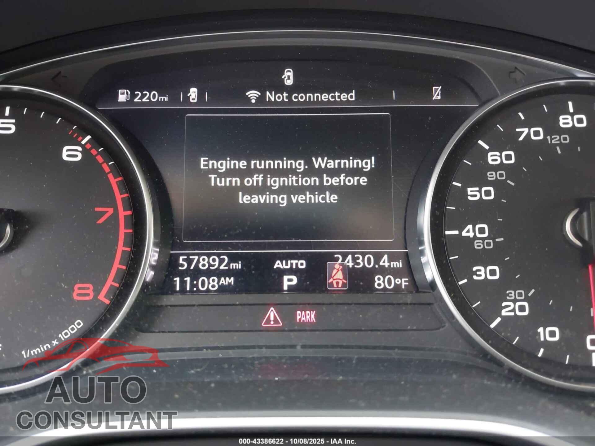 AUDI A4 2018 - WAUDNAF43JA126588