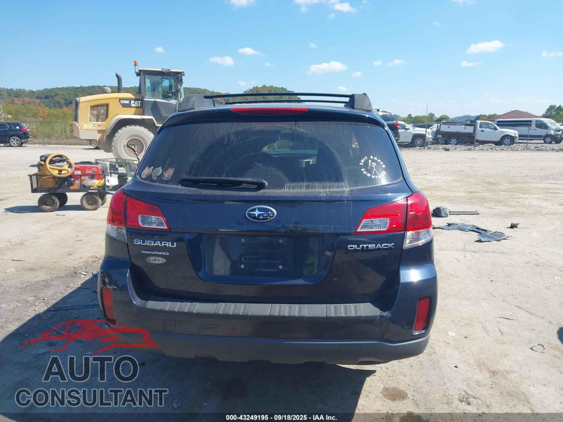 SUBARU OUTBACK 2013 - 4S4BRCCC8D3245201