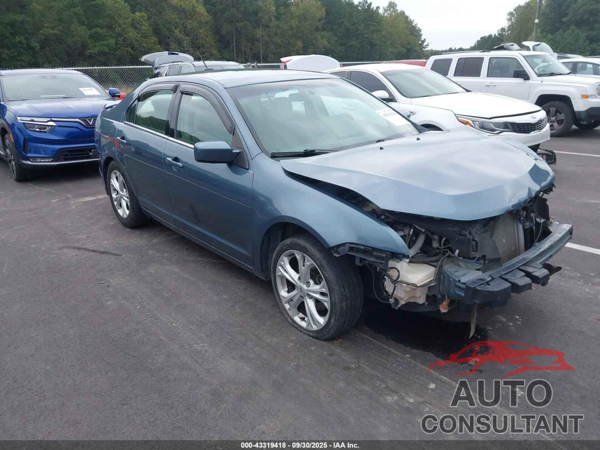 FORD FUSION 2012 - 3FAHP0HAXCR121141