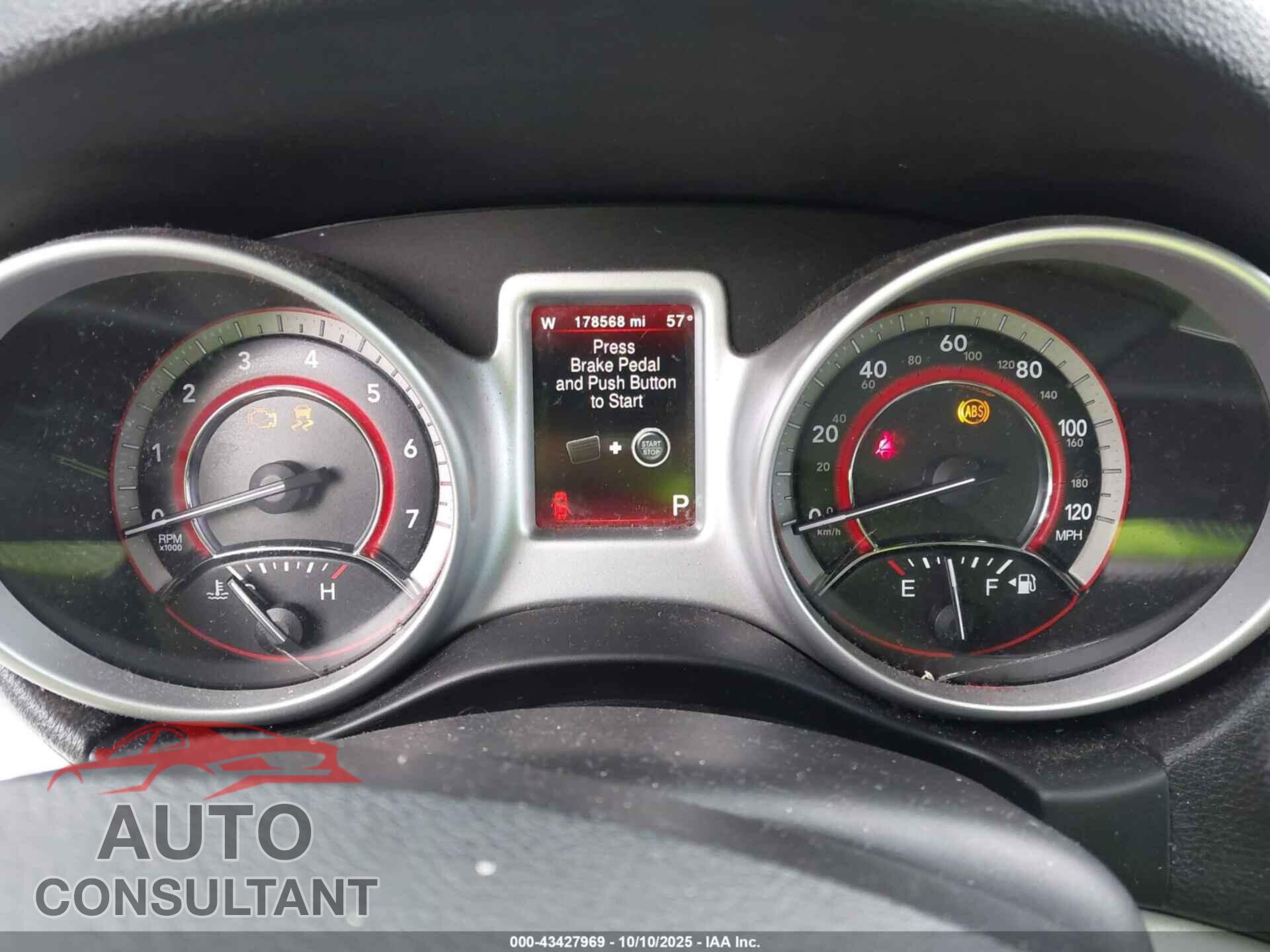 DODGE JOURNEY 2017 - 3C4PDCAB9HT525724