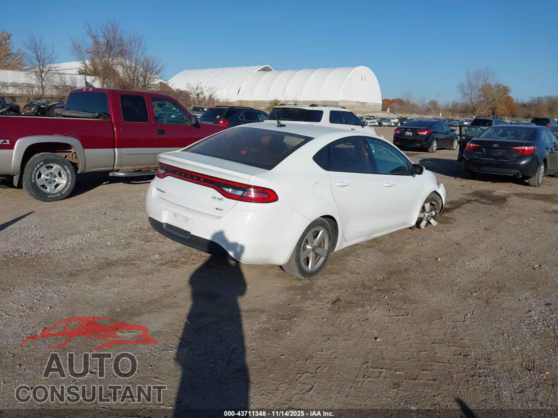 DODGE DART 2015 - 1C3CDFBB9FD253584