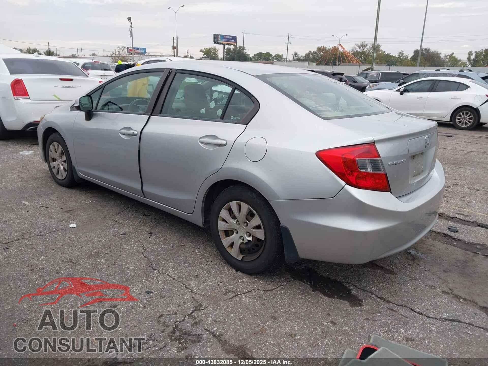 HONDA CIVIC 2012 - 19XFB2F53CE028017