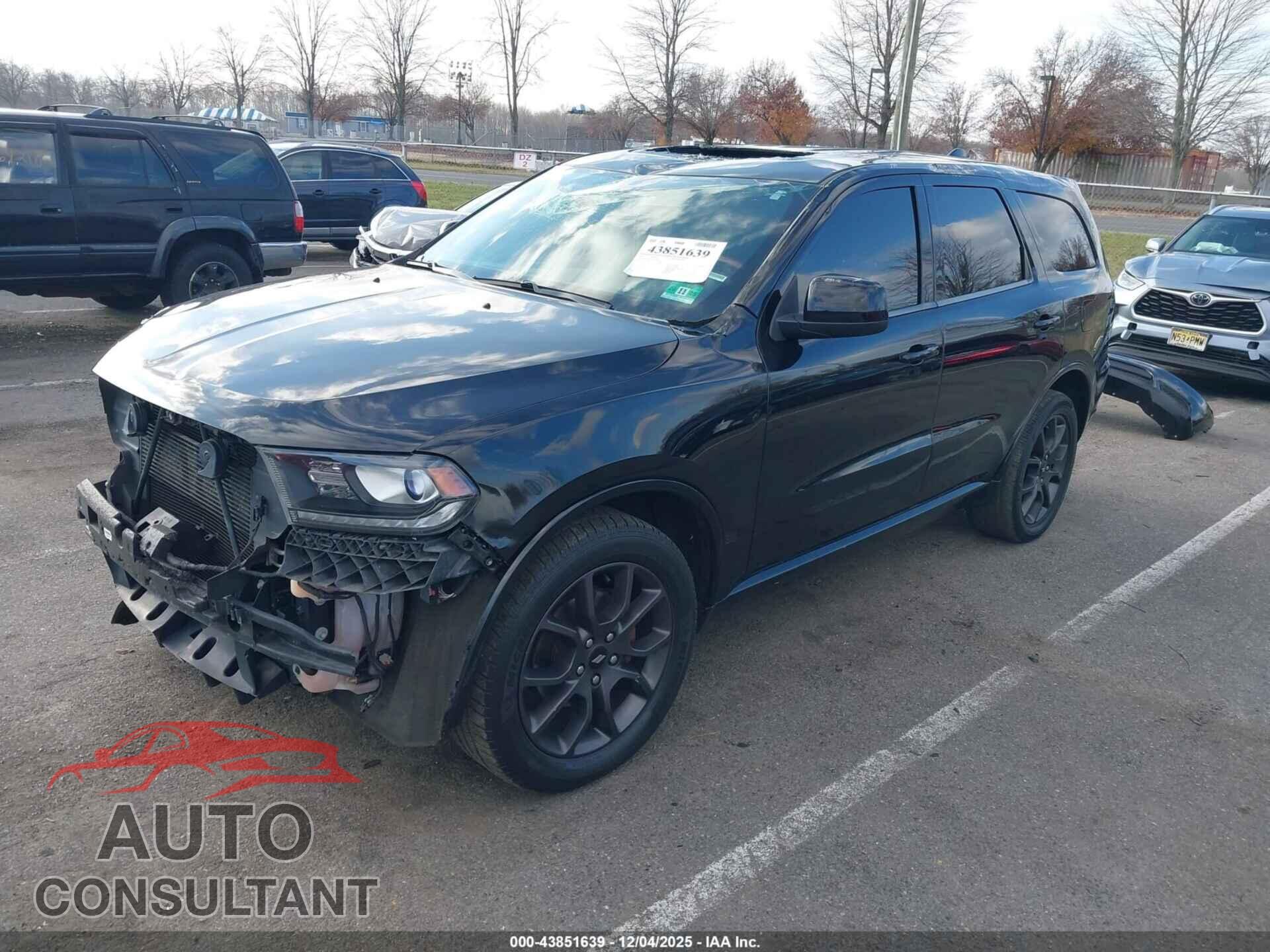 DODGE DURANGO 2019 - 1C4RDJAG7KC651298