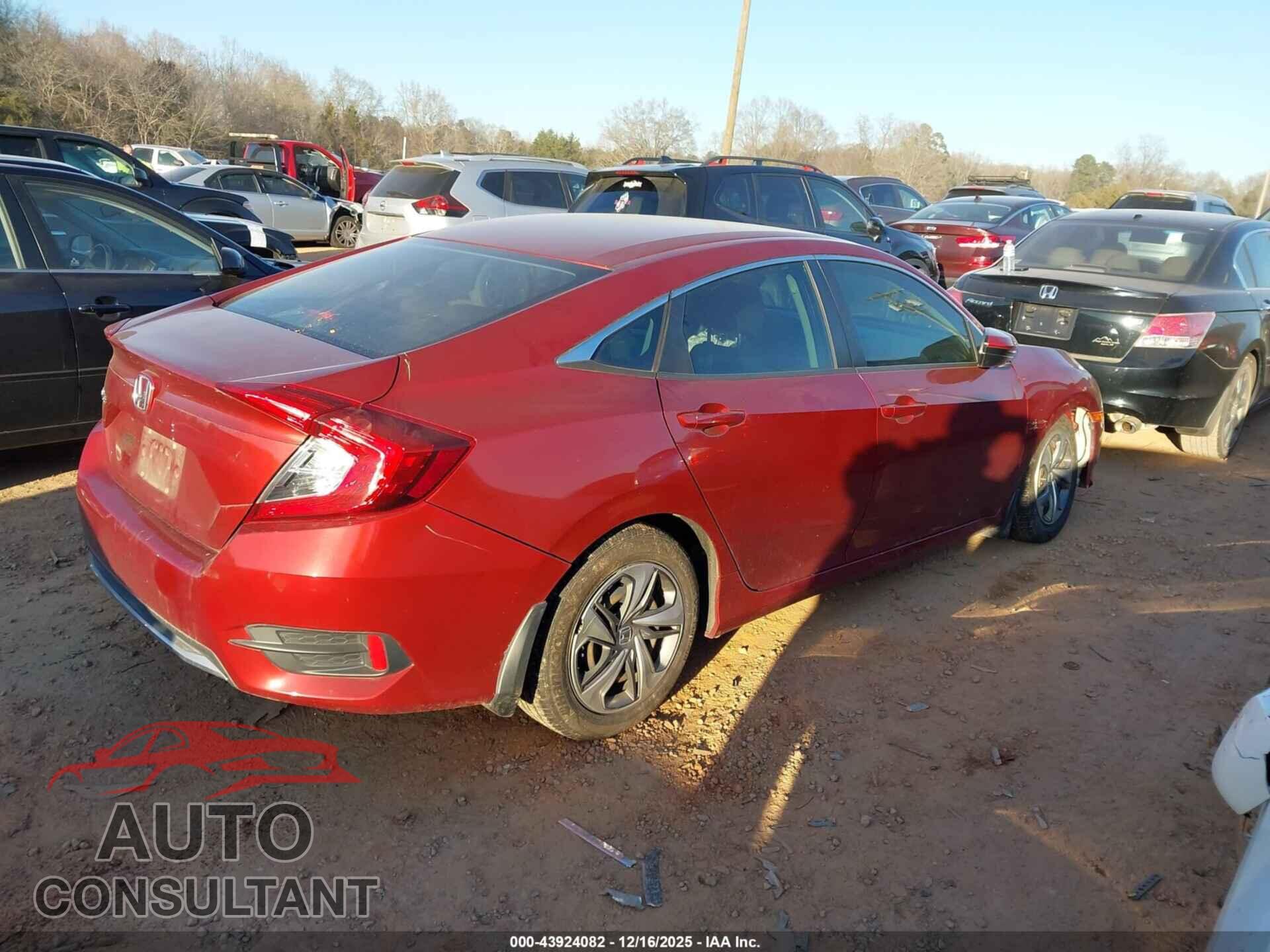 HONDA CIVIC 2019 - 2HGFC2F62KH517194