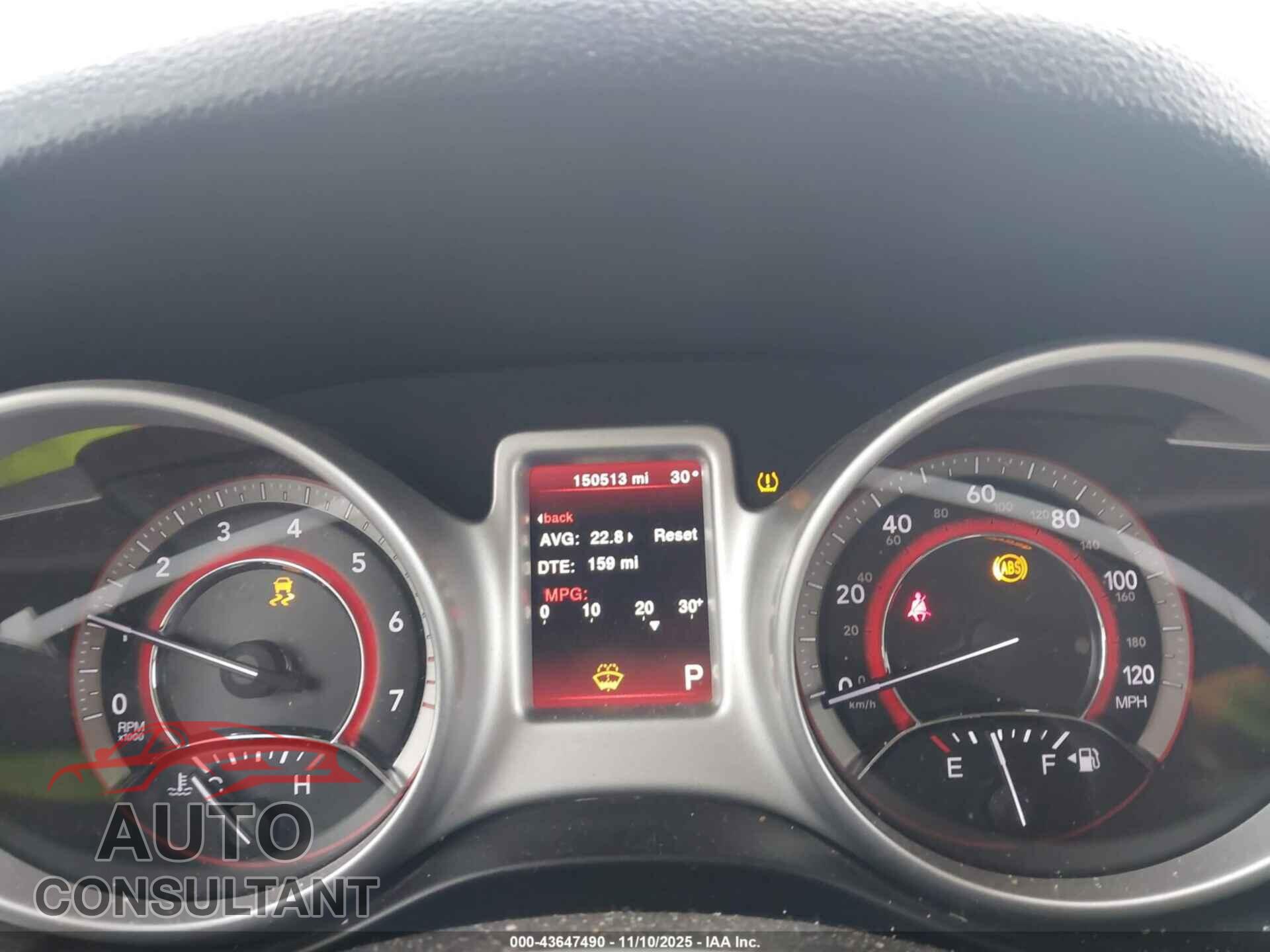 DODGE JOURNEY 2017 - 3C4PDCBG2HT698513