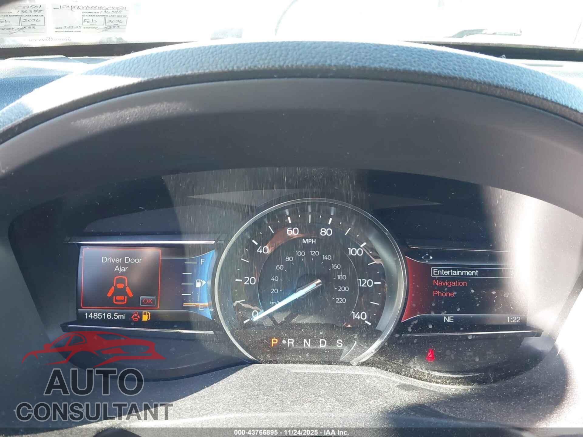 FORD EXPLORER 2017 - 1FM5K8D88HGC82501
