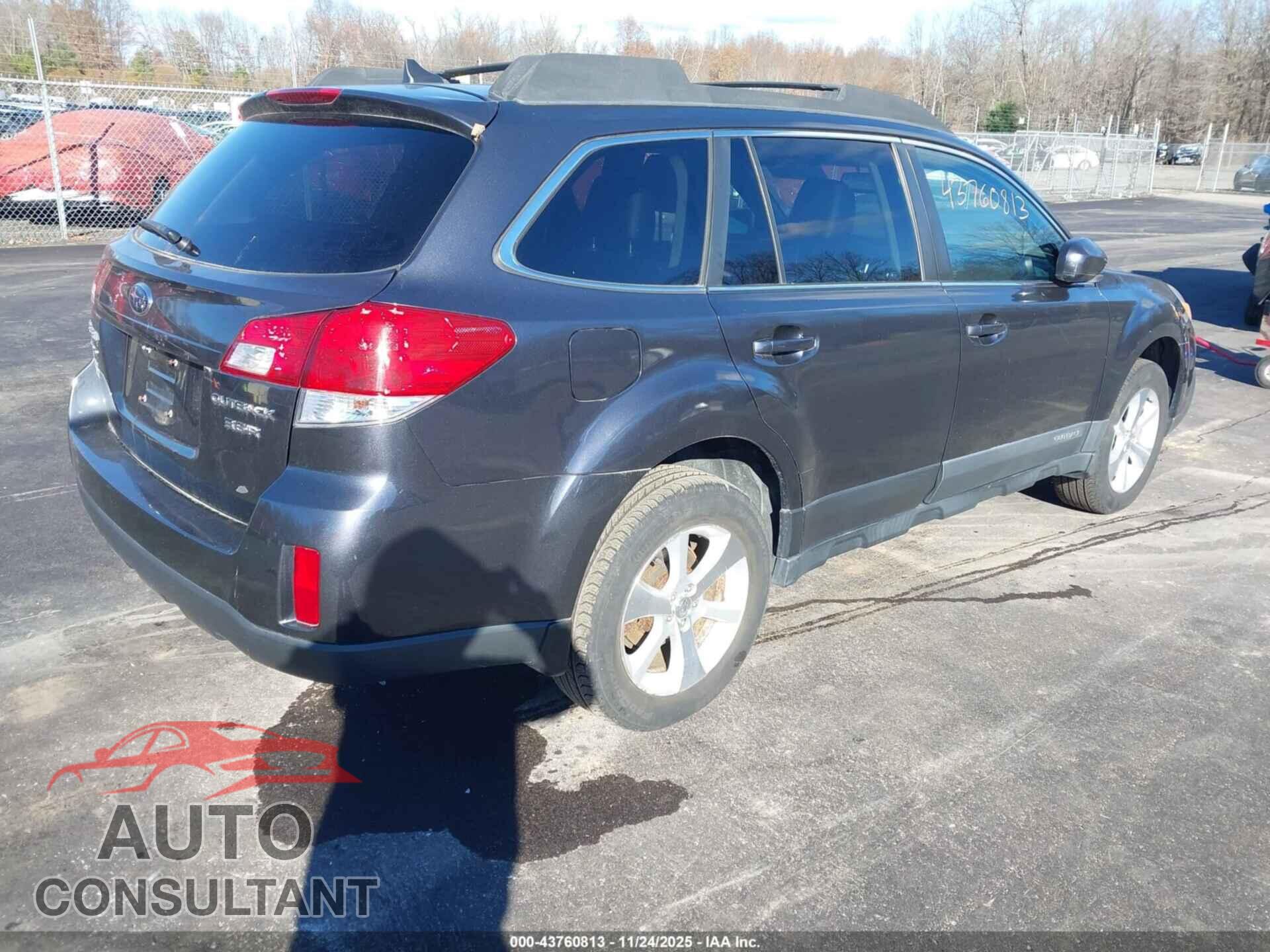SUBARU OUTBACK 2013 - 4S4BRDKC2D2215480