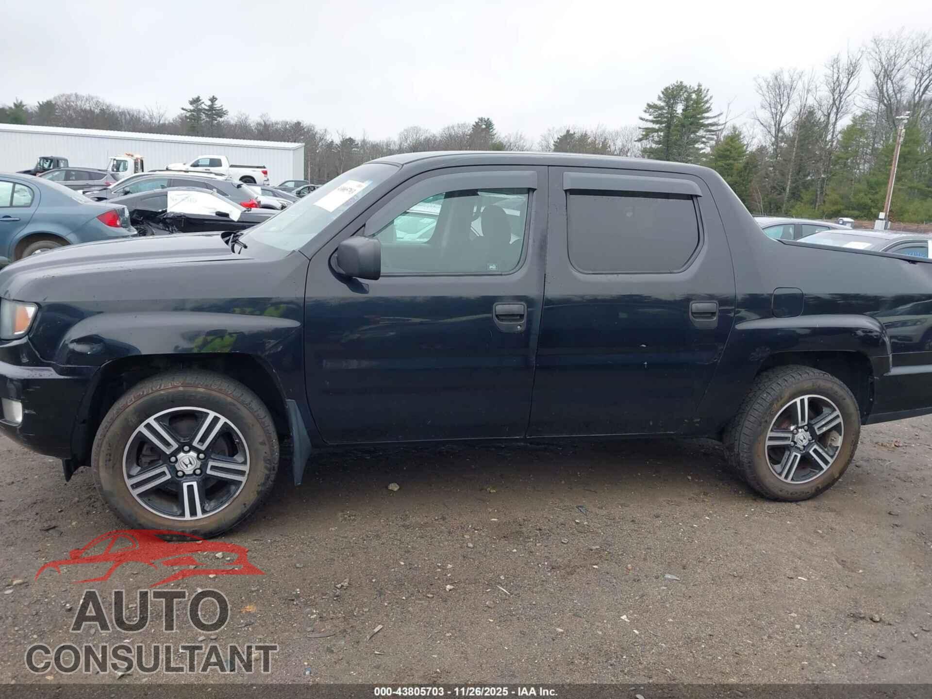 HONDA RIDGELINE 2012 - 5FPYK1F74CB455583