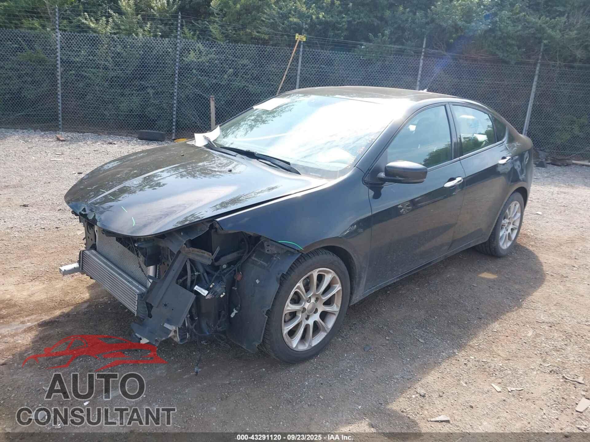 DODGE DART 2013 - 1C3CDFCH8DD322832