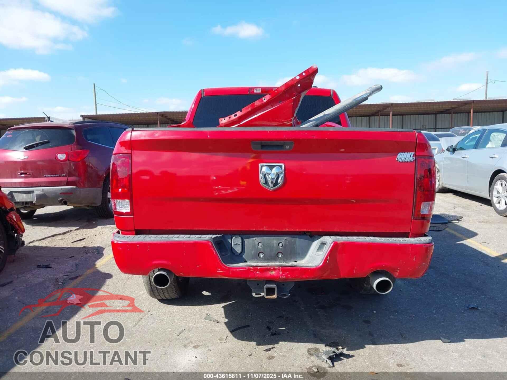DODGE RAM 1500 2012 - 1C6RD6KT3CS181777