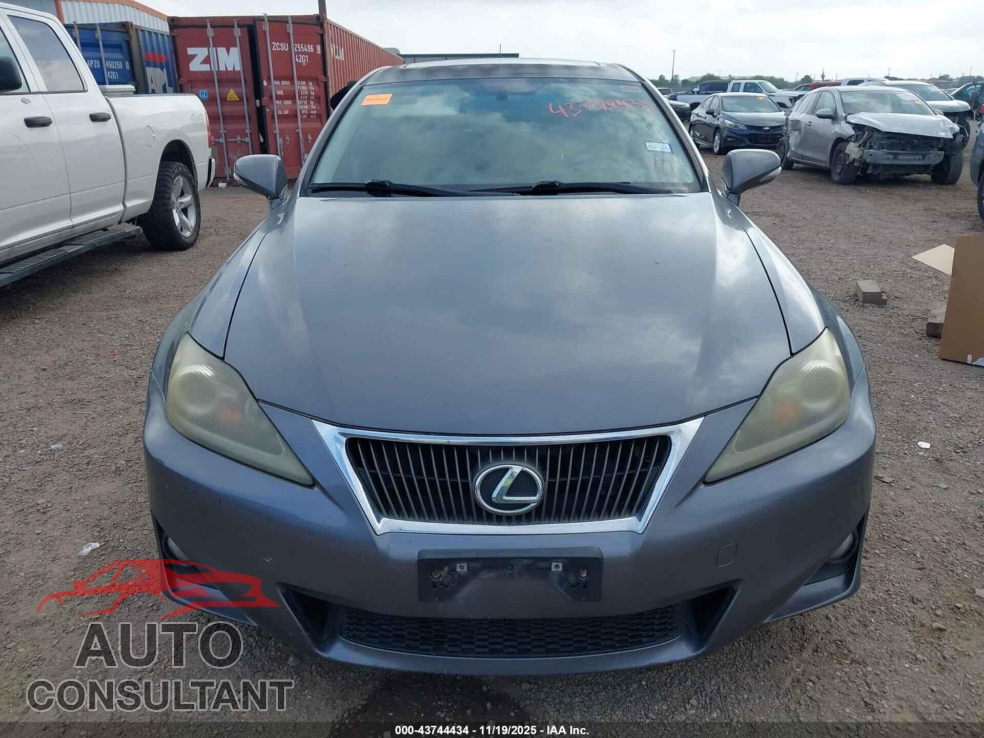 LEXUS IS 250 2012 - JTHBF5C26C5169012