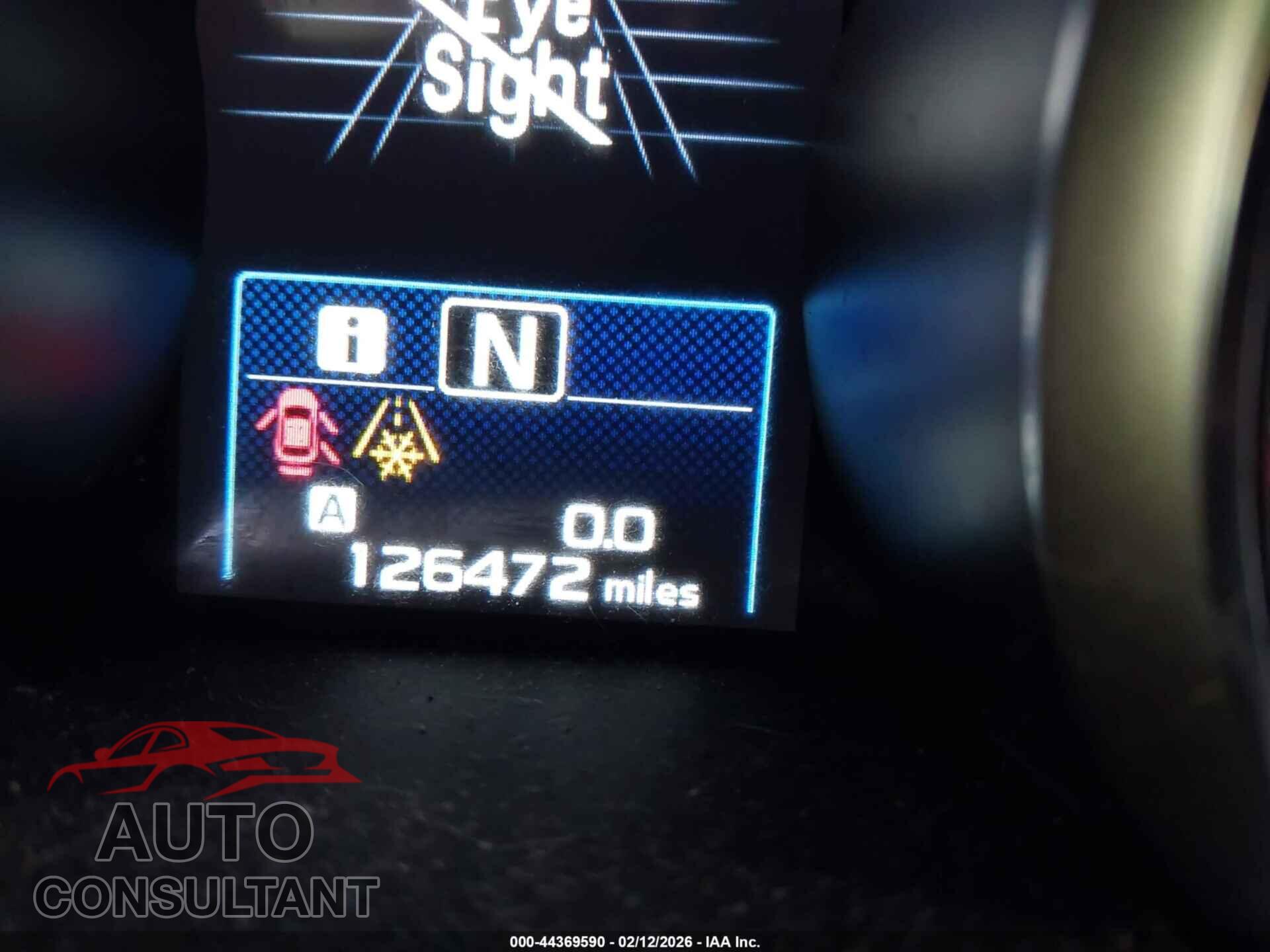 SUBARU OUTBACK 2016 - 4S4BSENC4G3288564