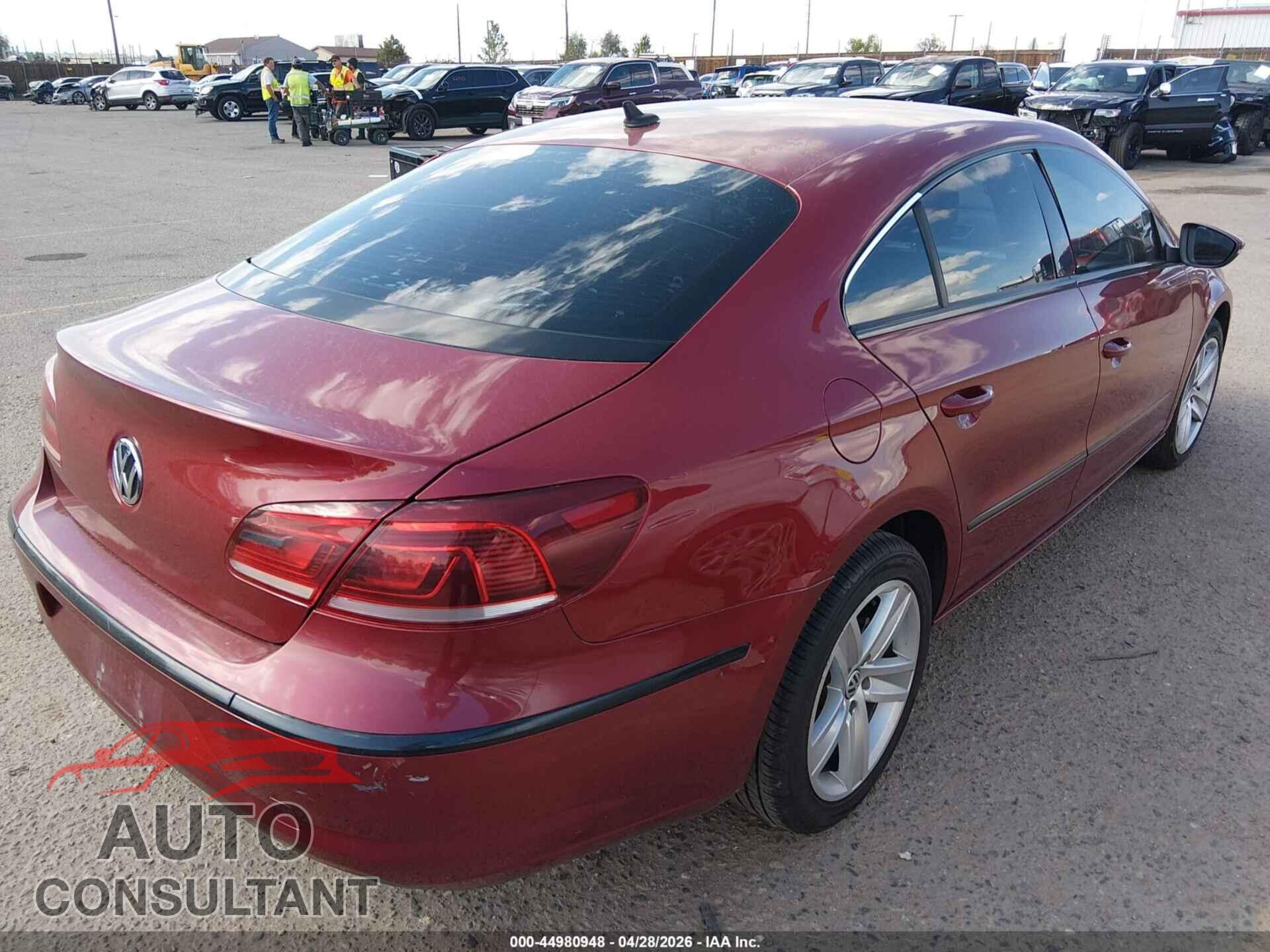 VOLKSWAGEN CC 2013 - WVWBN7AN2DE549155