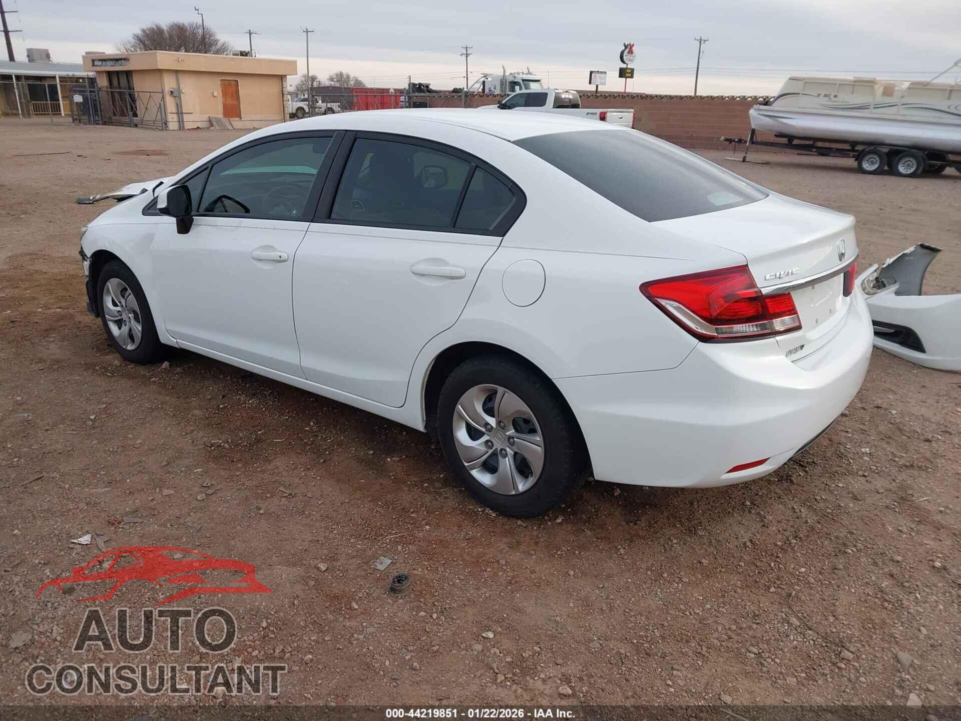 HONDA CIVIC 2013 - 19XFB2F56DE080422