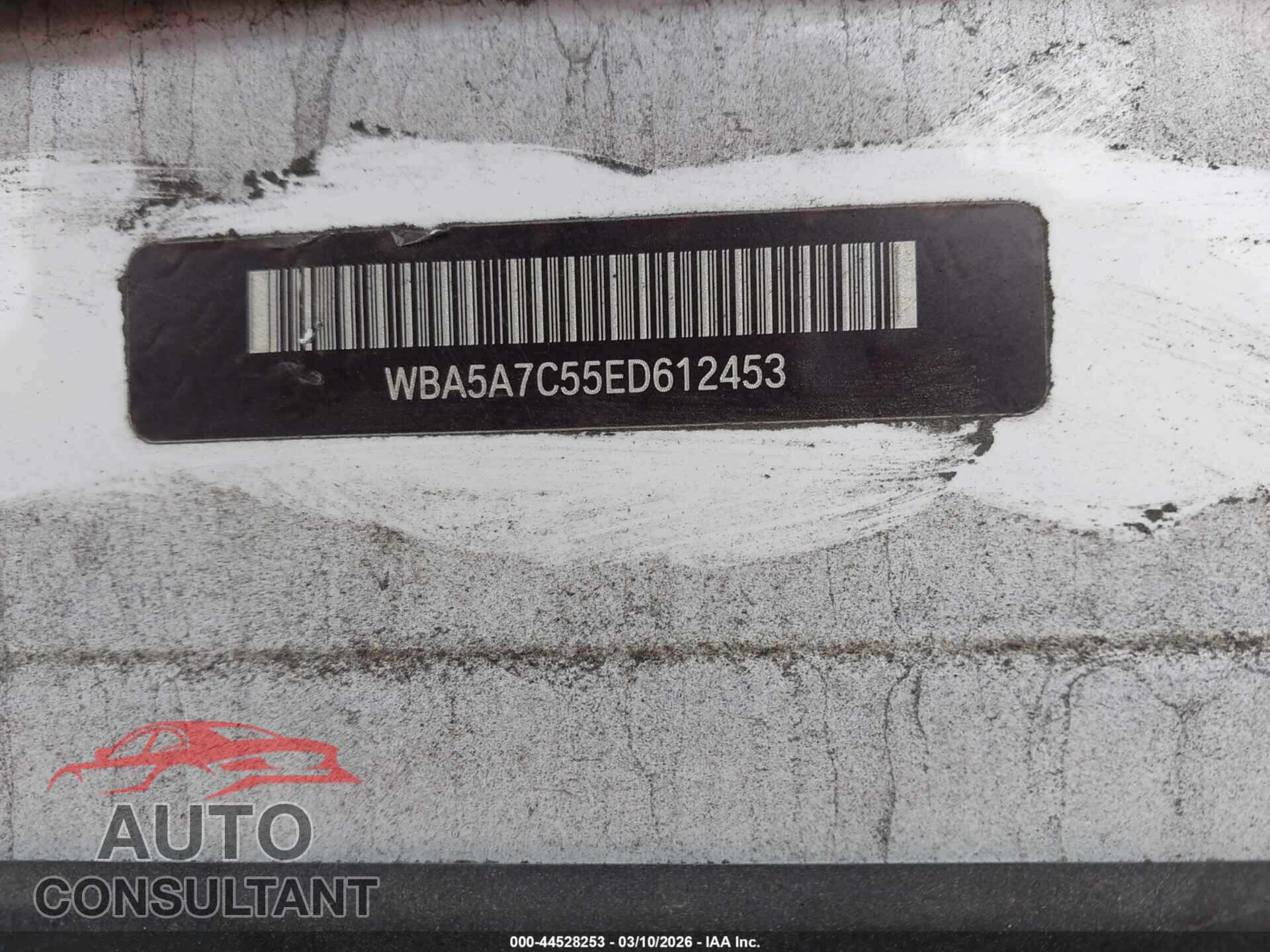 BMW 528I 2014 - WBA5A7C55ED612453