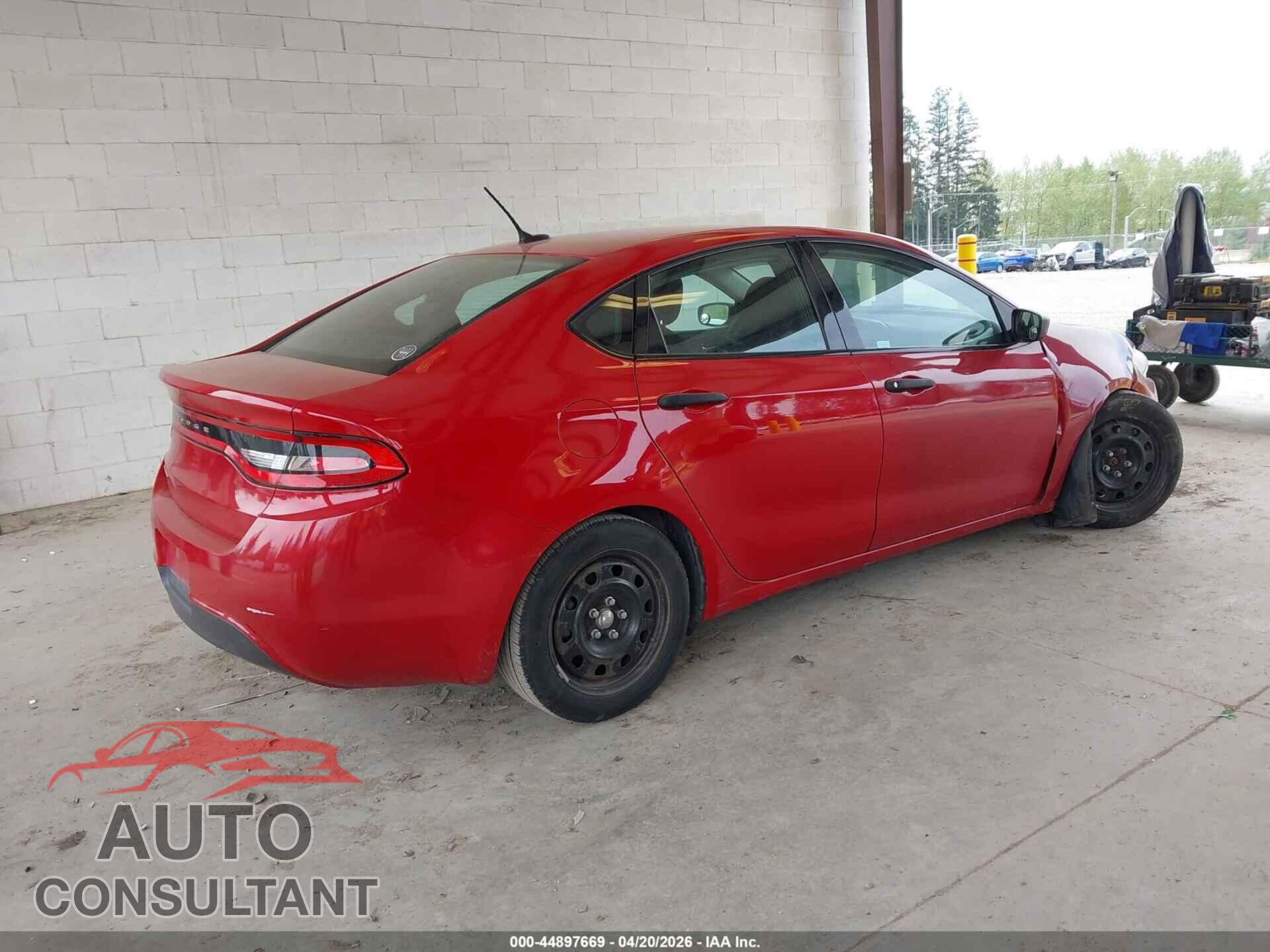 DODGE DART 2014 - 1C3CDFAA0ED704487