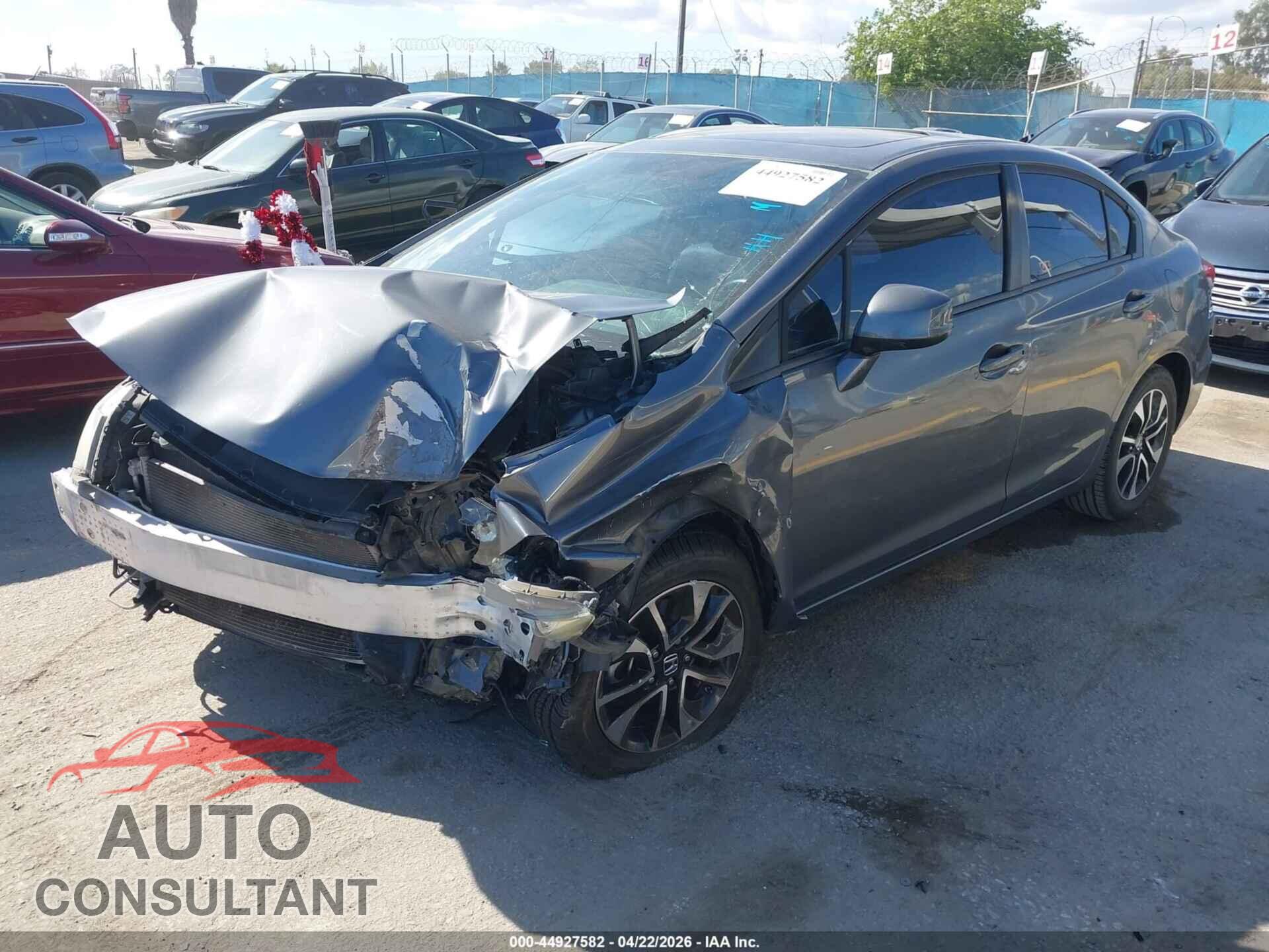 HONDA CIVIC 2013 - 19XFB2F94DE252904