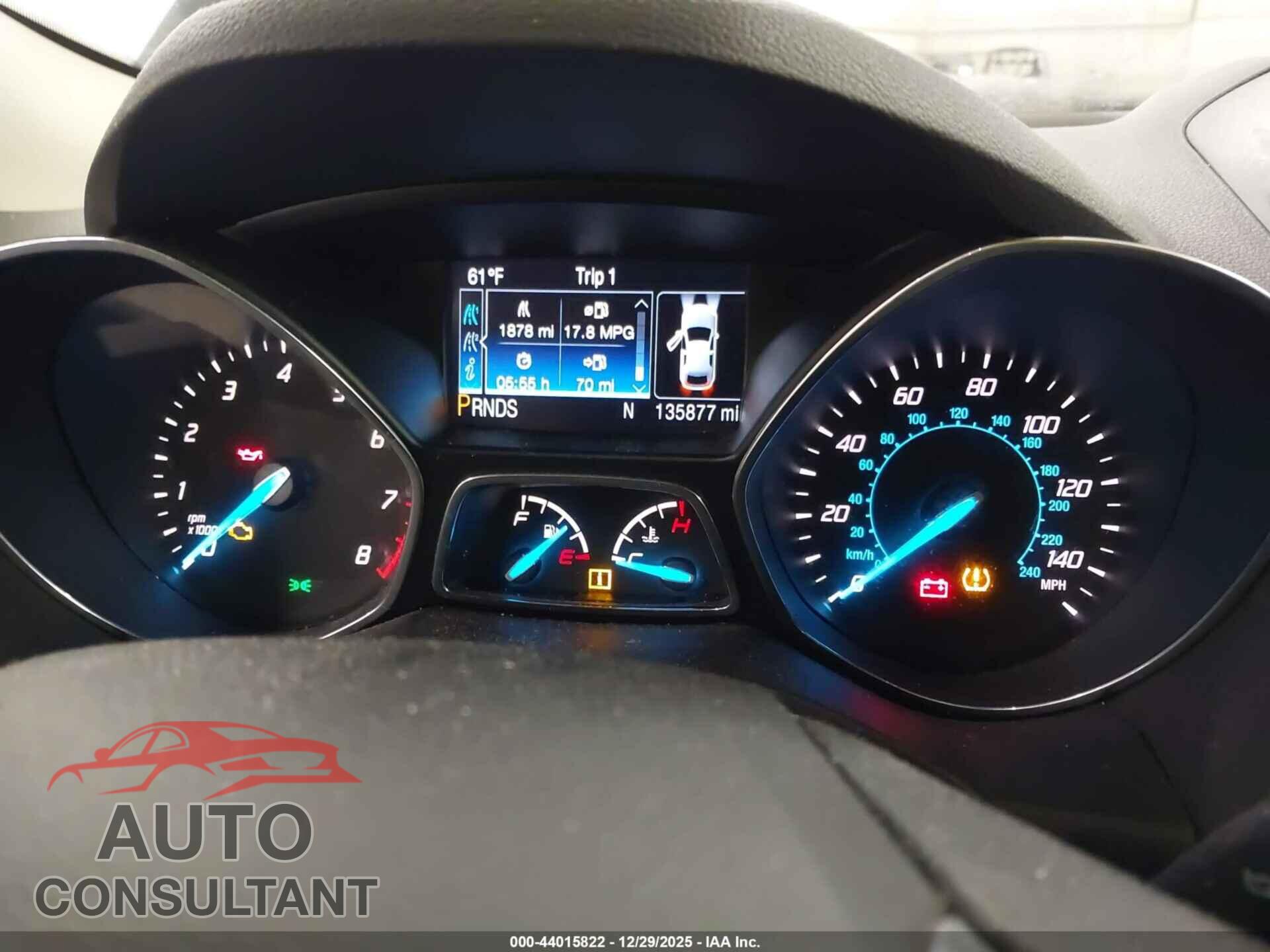 FORD ESCAPE 2013 - 1FMCU9G95DUC46109