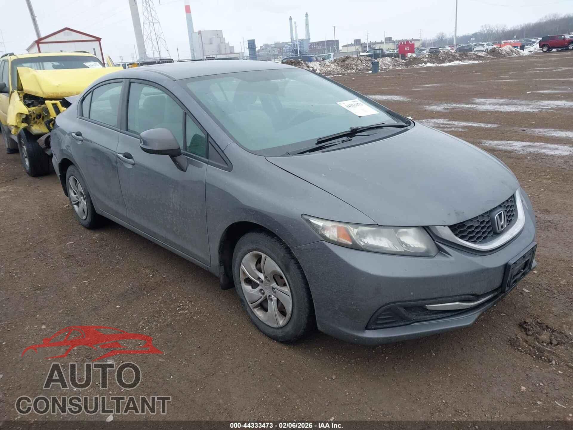 HONDA CIVIC 2013 - 19XFB2F50DE020104